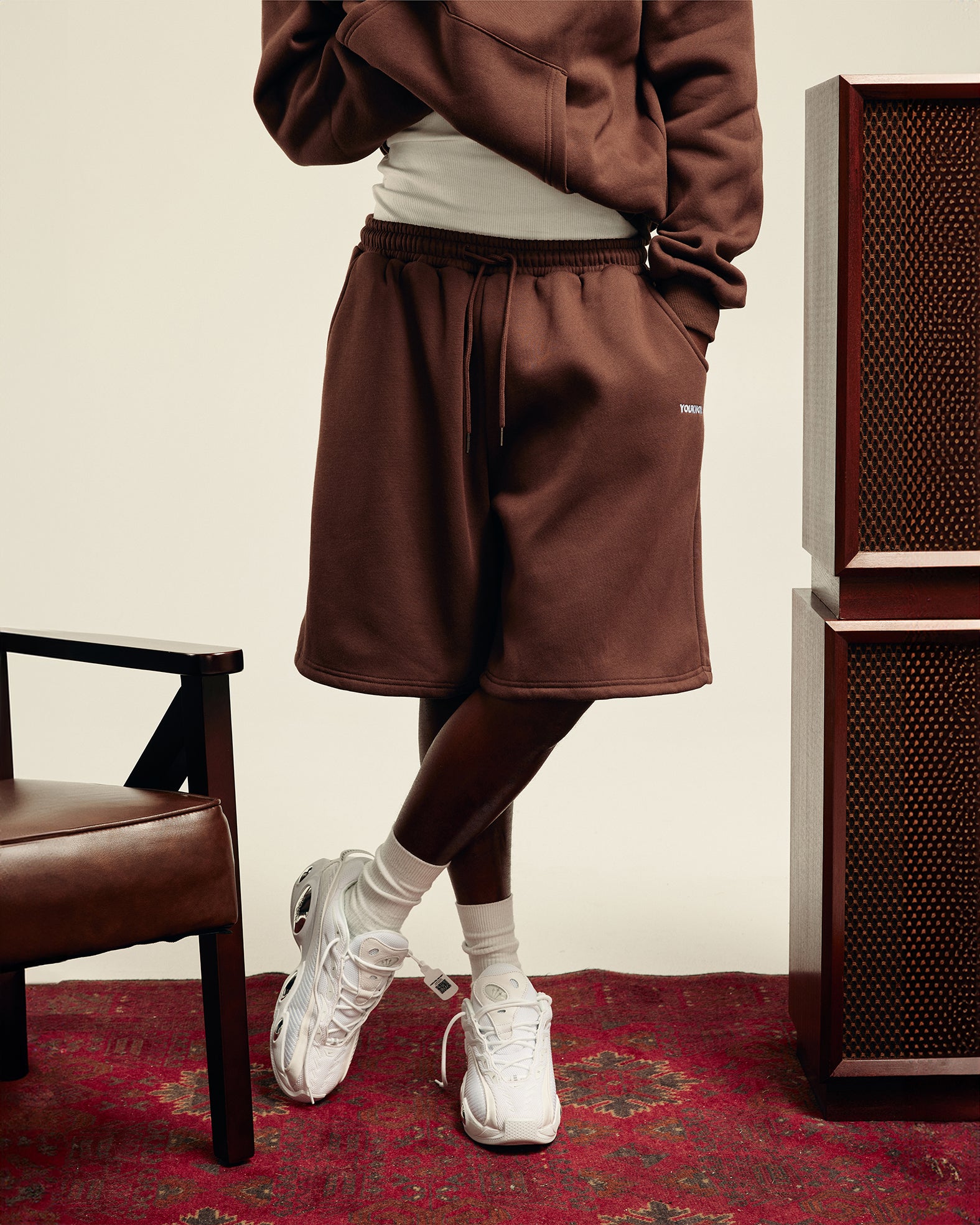Block Shorts | Brown