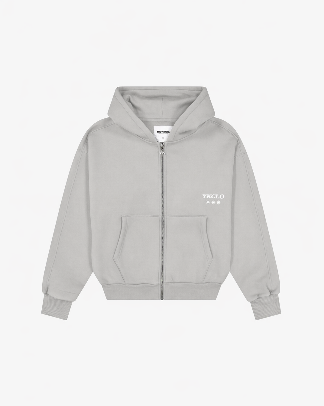 東方神起 ユノ　I-KNOW - HOODIE ZIP-UP SET GRAY Panelled Zip Up Hoodie | Light Grey – YOUKNOW. CLOTHING