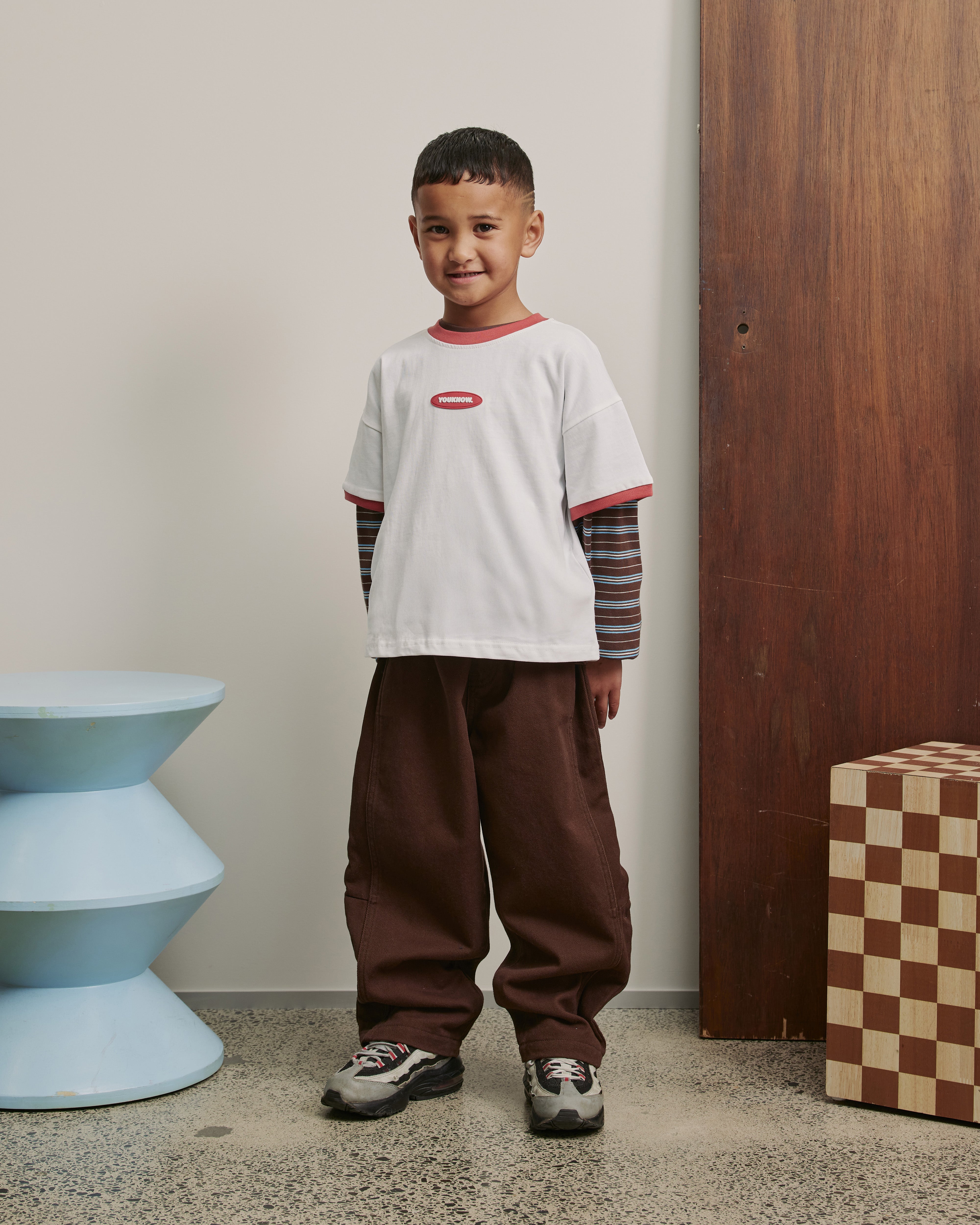 Kids Barrel Leg Jeans | Chocolate