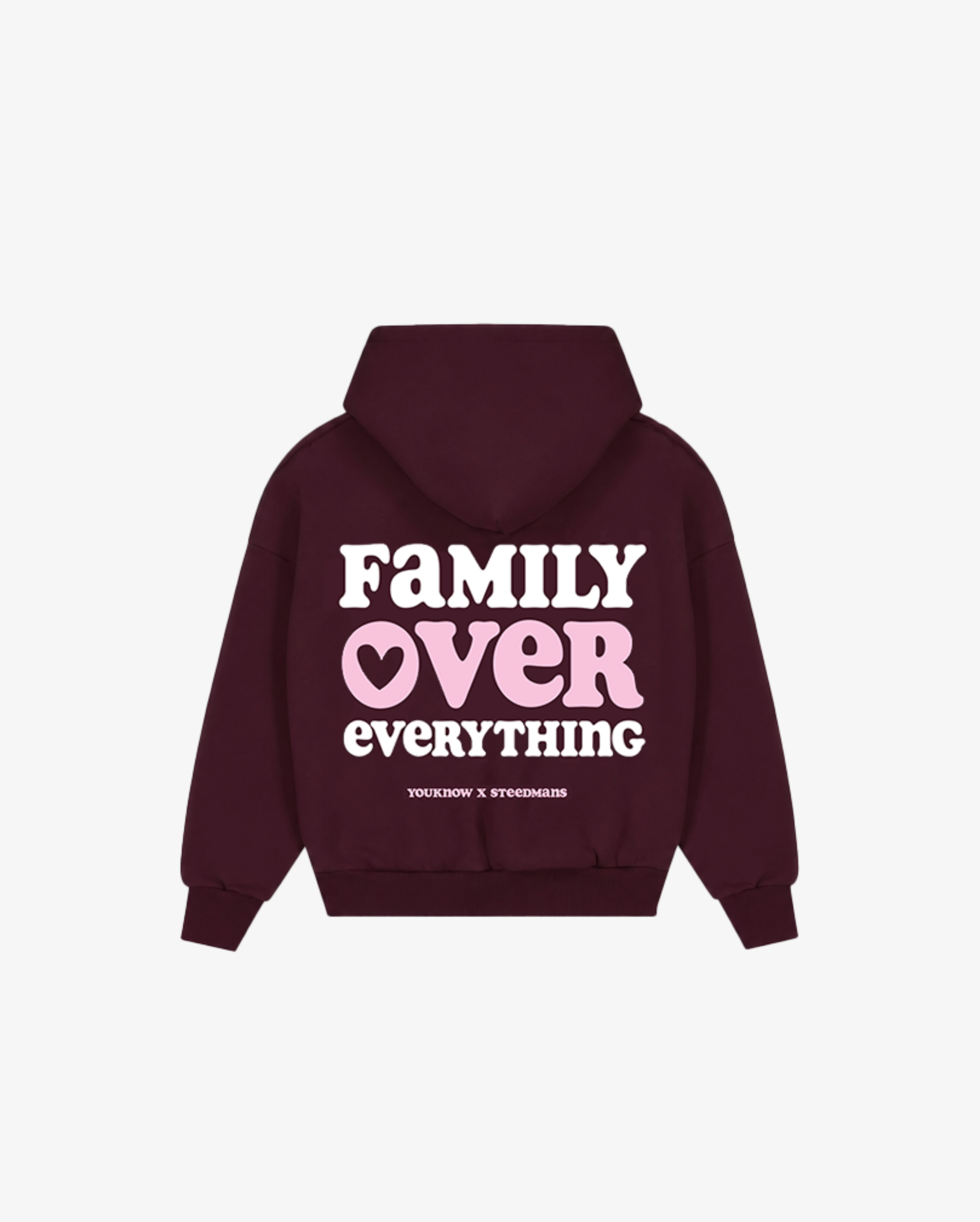 YK Kids x Steedmans Hoodie | Burgundy
