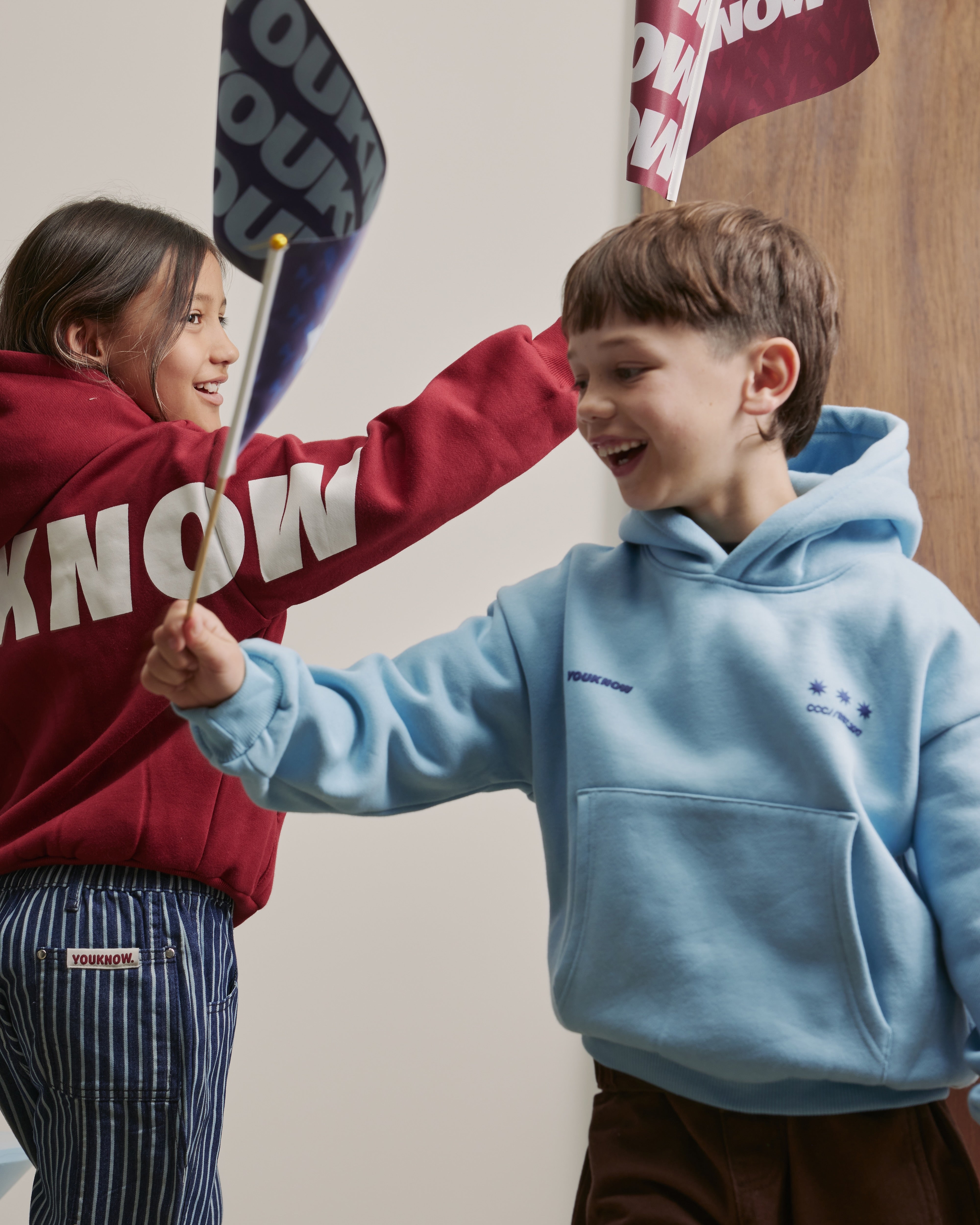 Kids Big Back Hoodie | Maroon