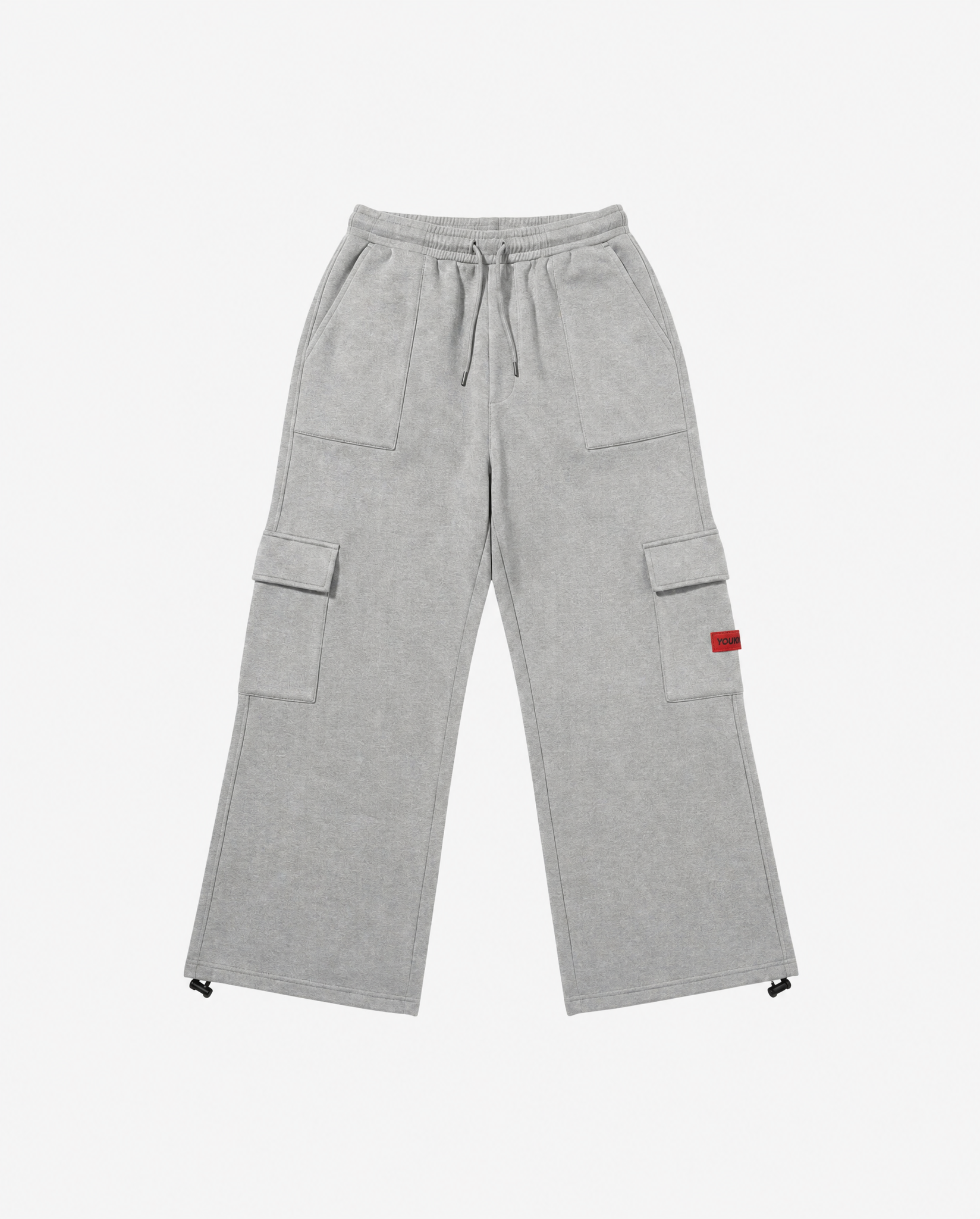 Brushed Fleece Cargo Sweatpant | GREY MARLE