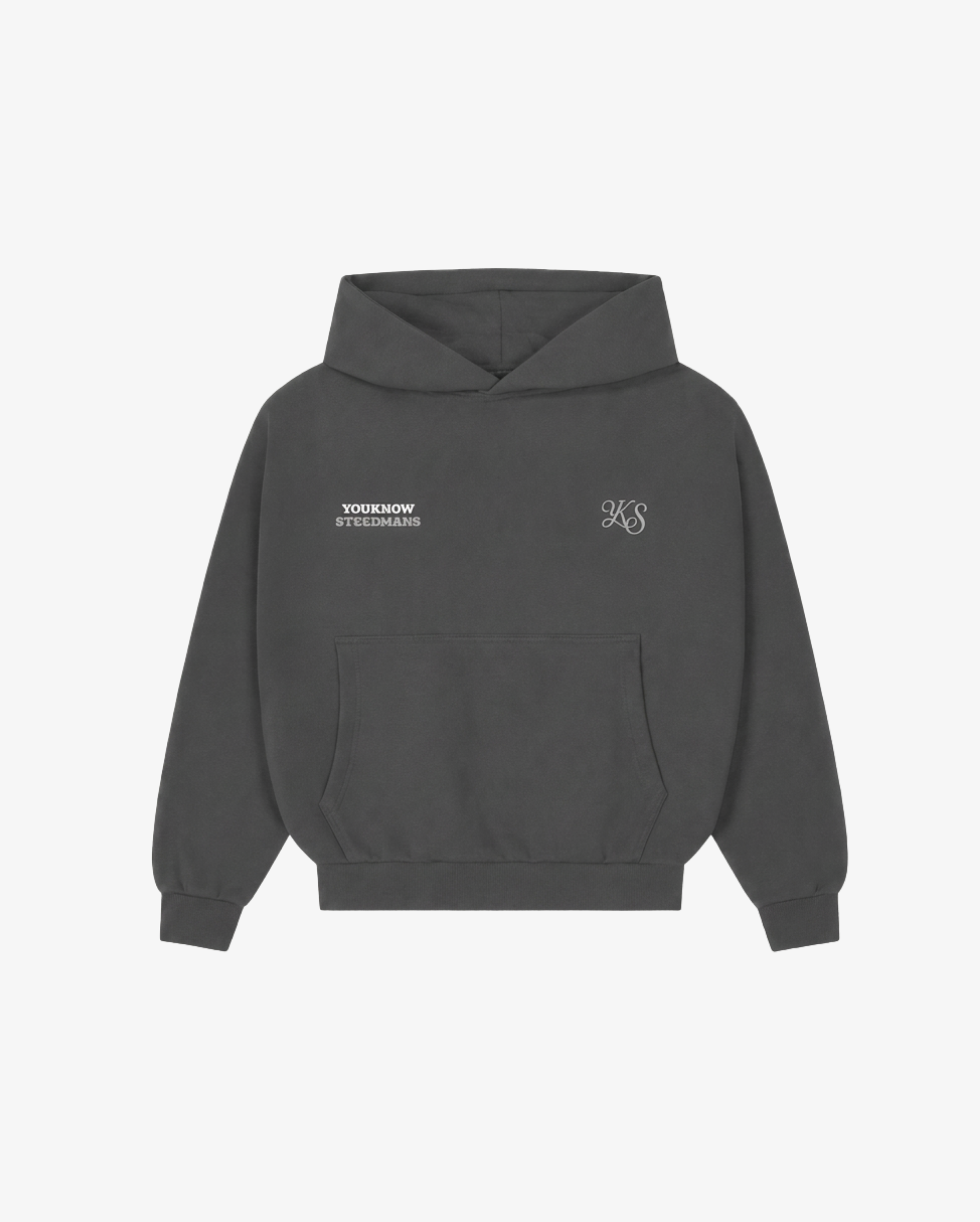 YK x Steedmans Hoodie | Charcoal