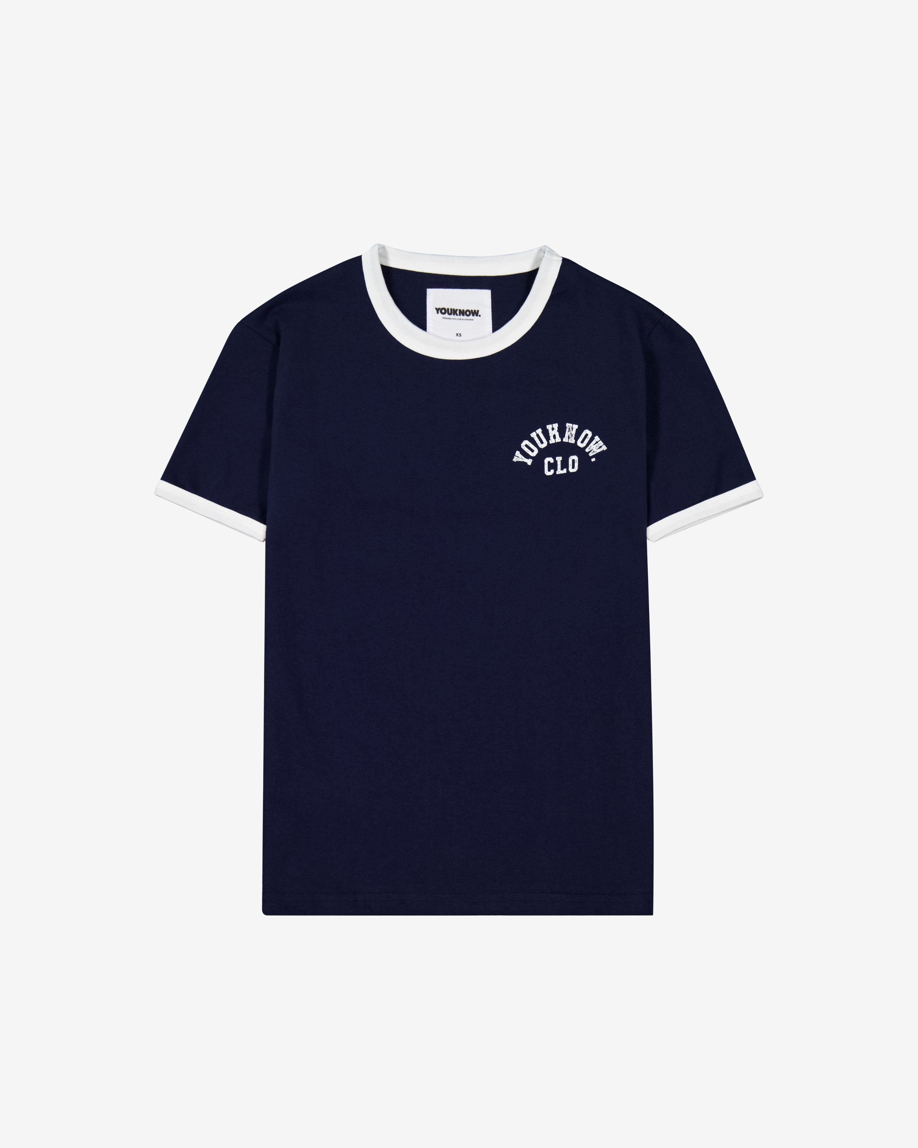 未使用　chiiiibag Ringer T-shirt Shrunken Ringer Tee | Navy – YOUKNOW. CLOTHING