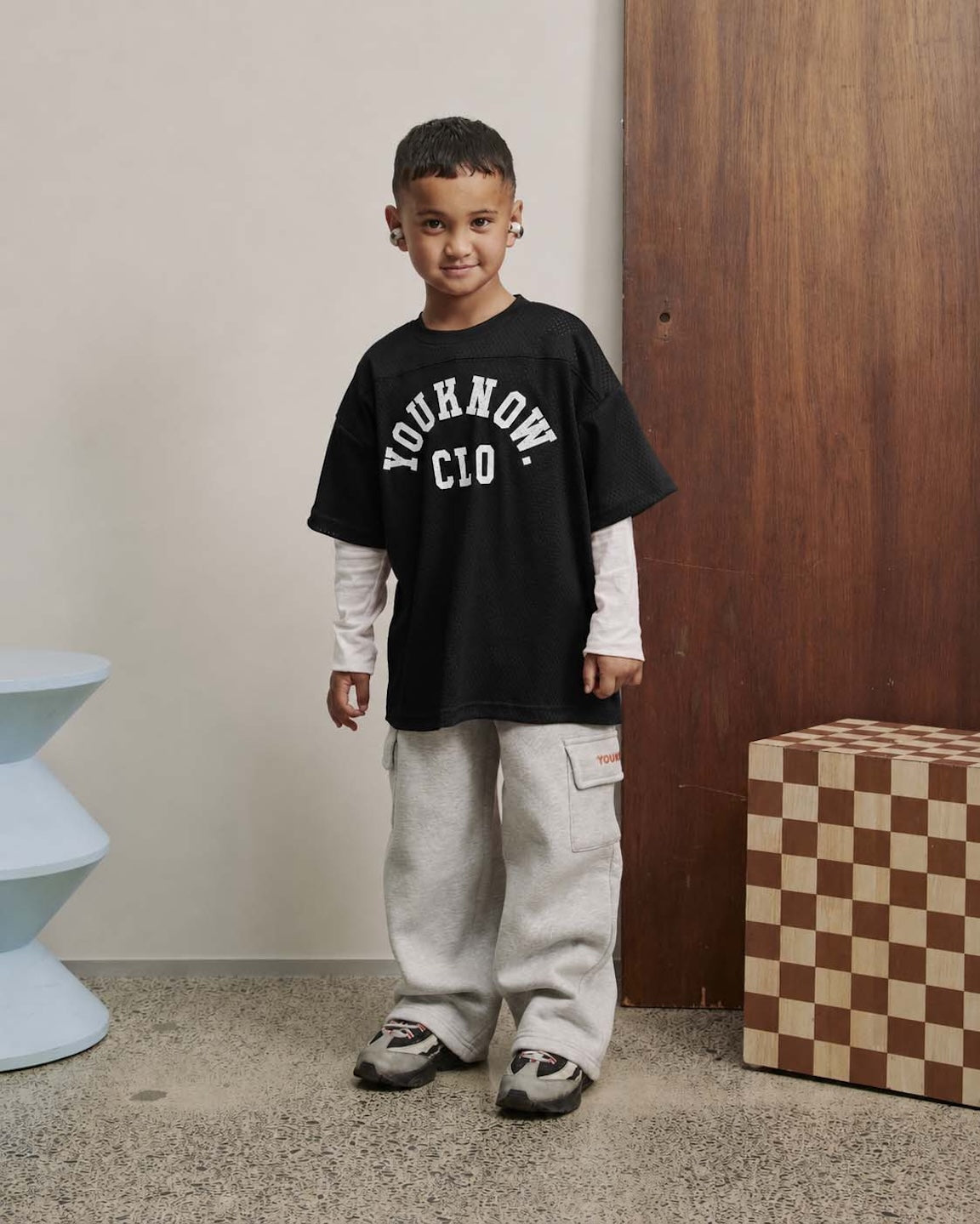 Kids Mesh Jersey | Black