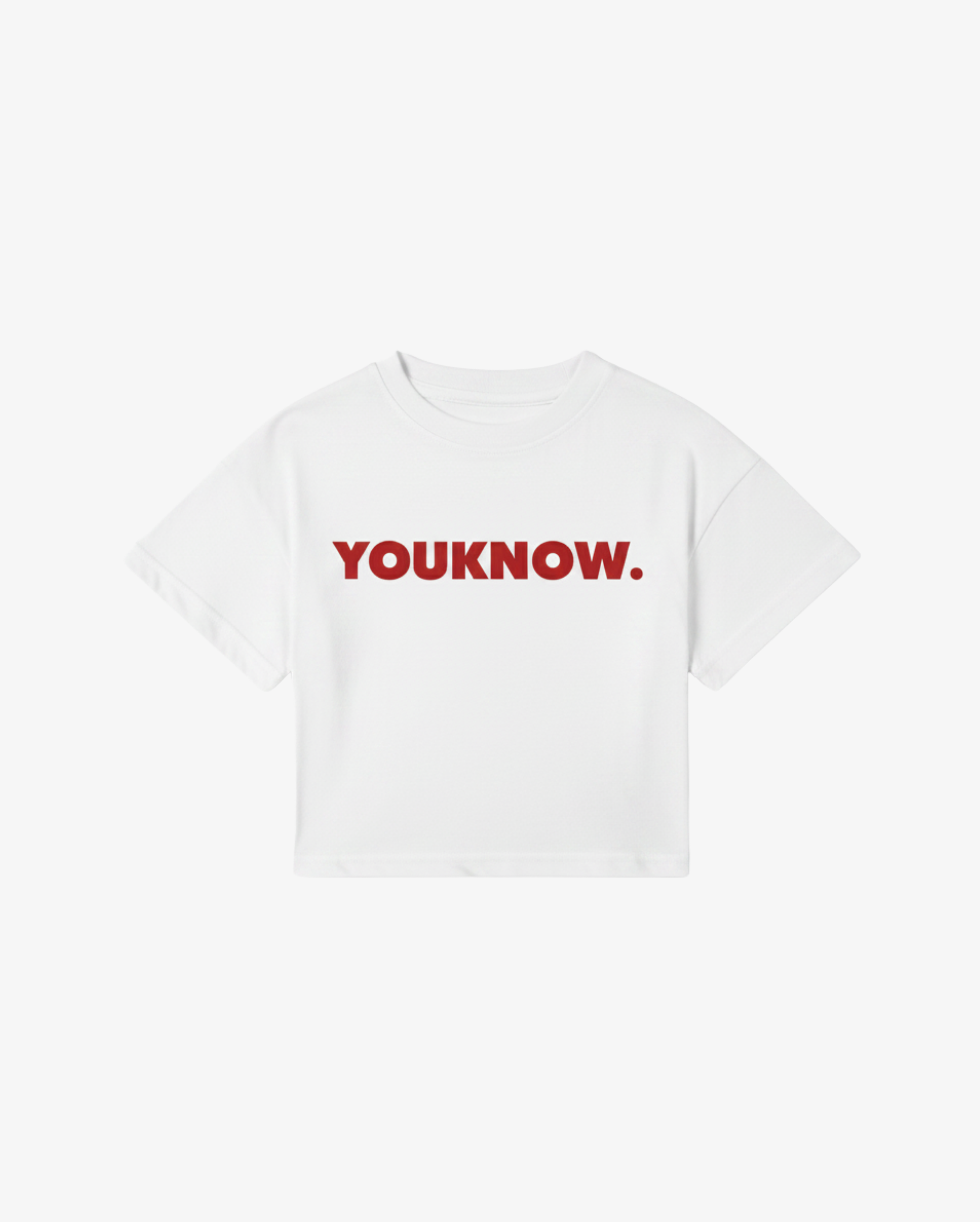 Kids Block Tee | White/Red