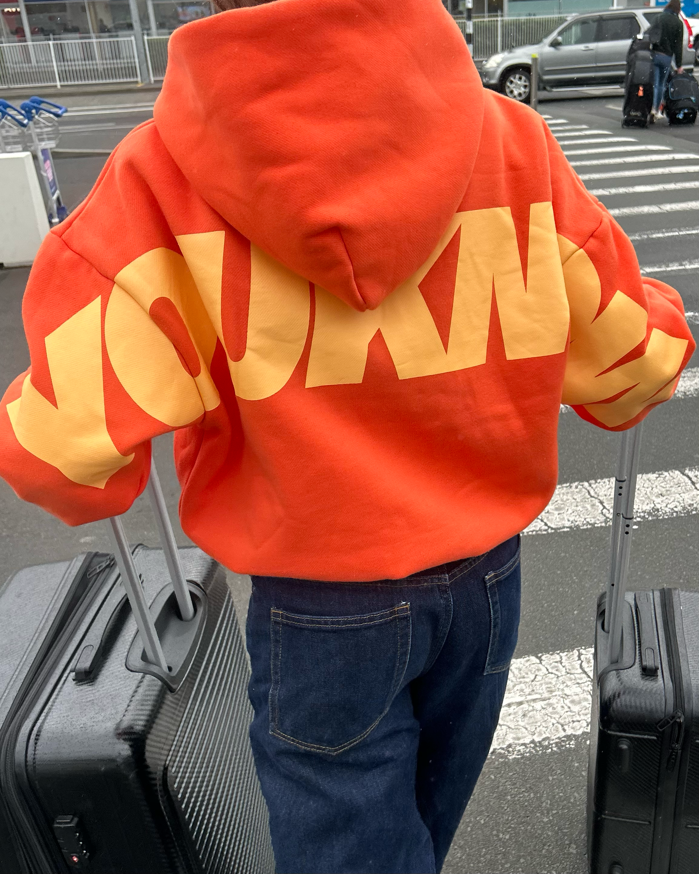 Big Back Hoodie | Orange Sherbert
