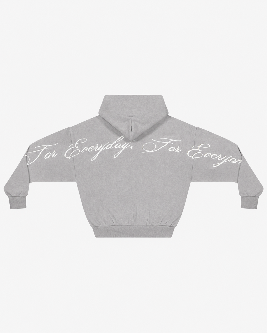 Script Hoodie | Light Grey