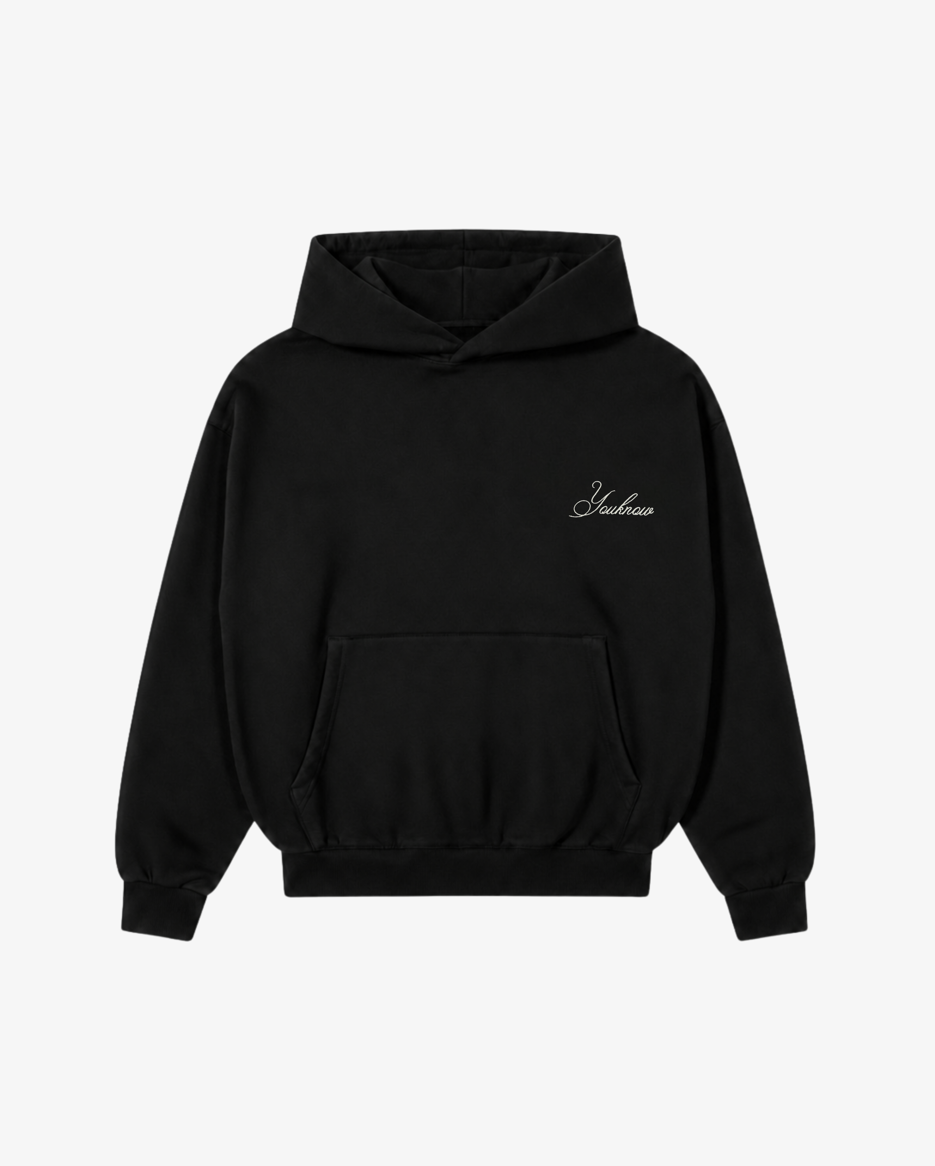 Script Hoodie | Black