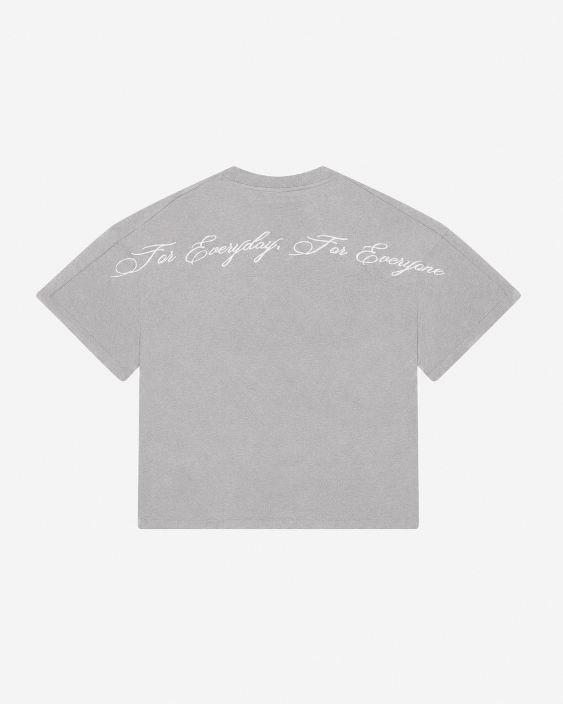 Script Tee | Grey
