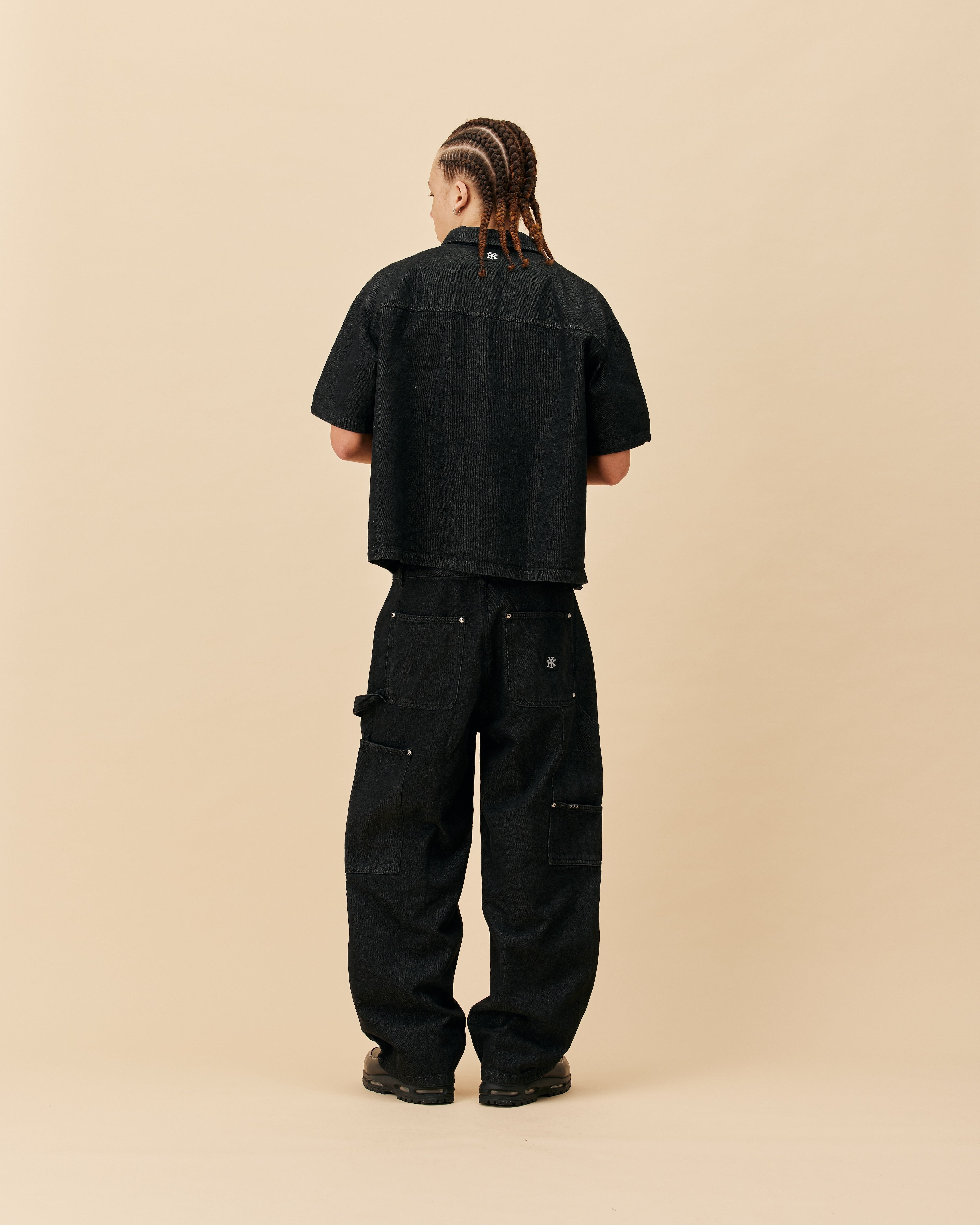 Carpenter Shirt | Washed Black