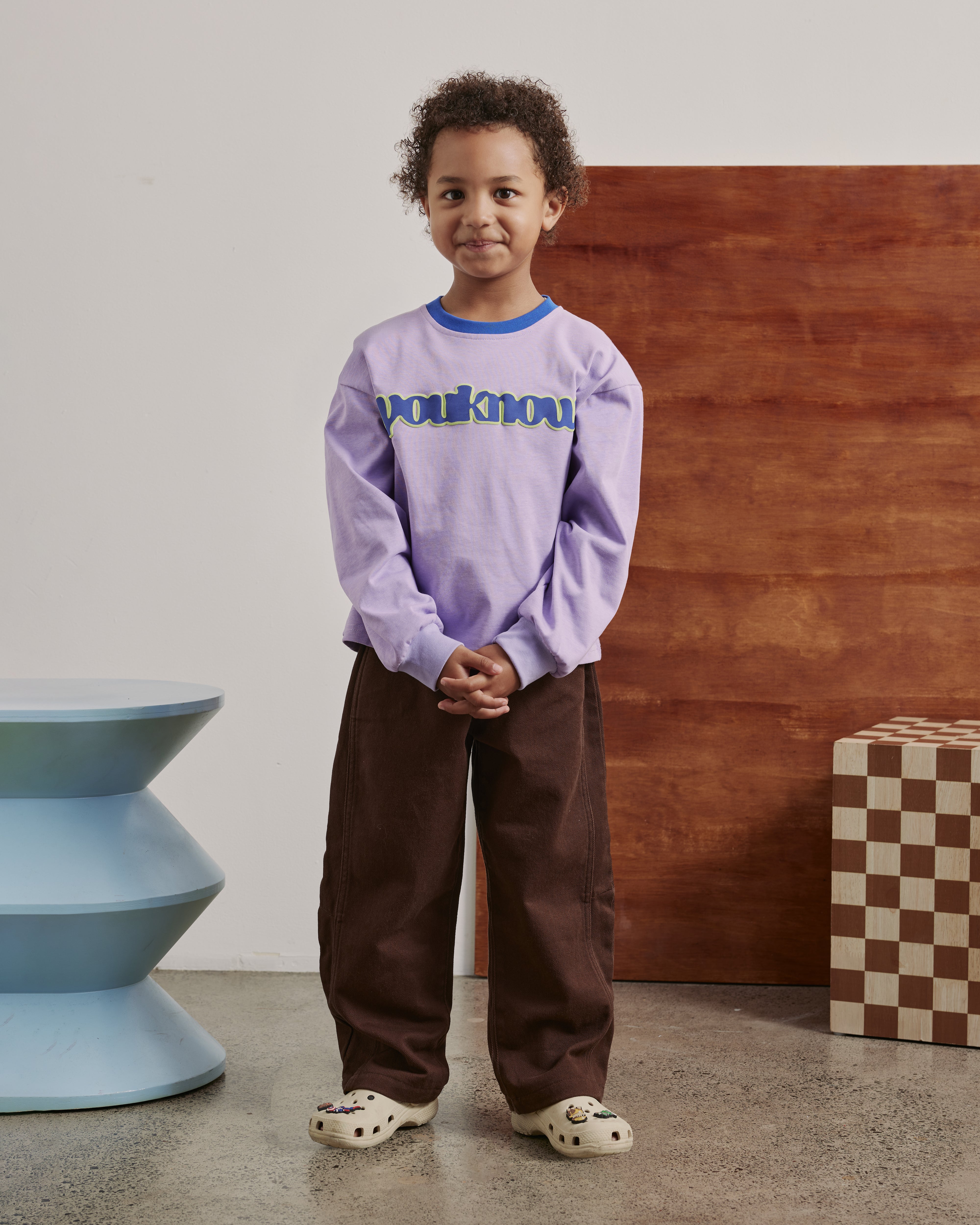Kids Barrel Leg Jeans | Chocolate