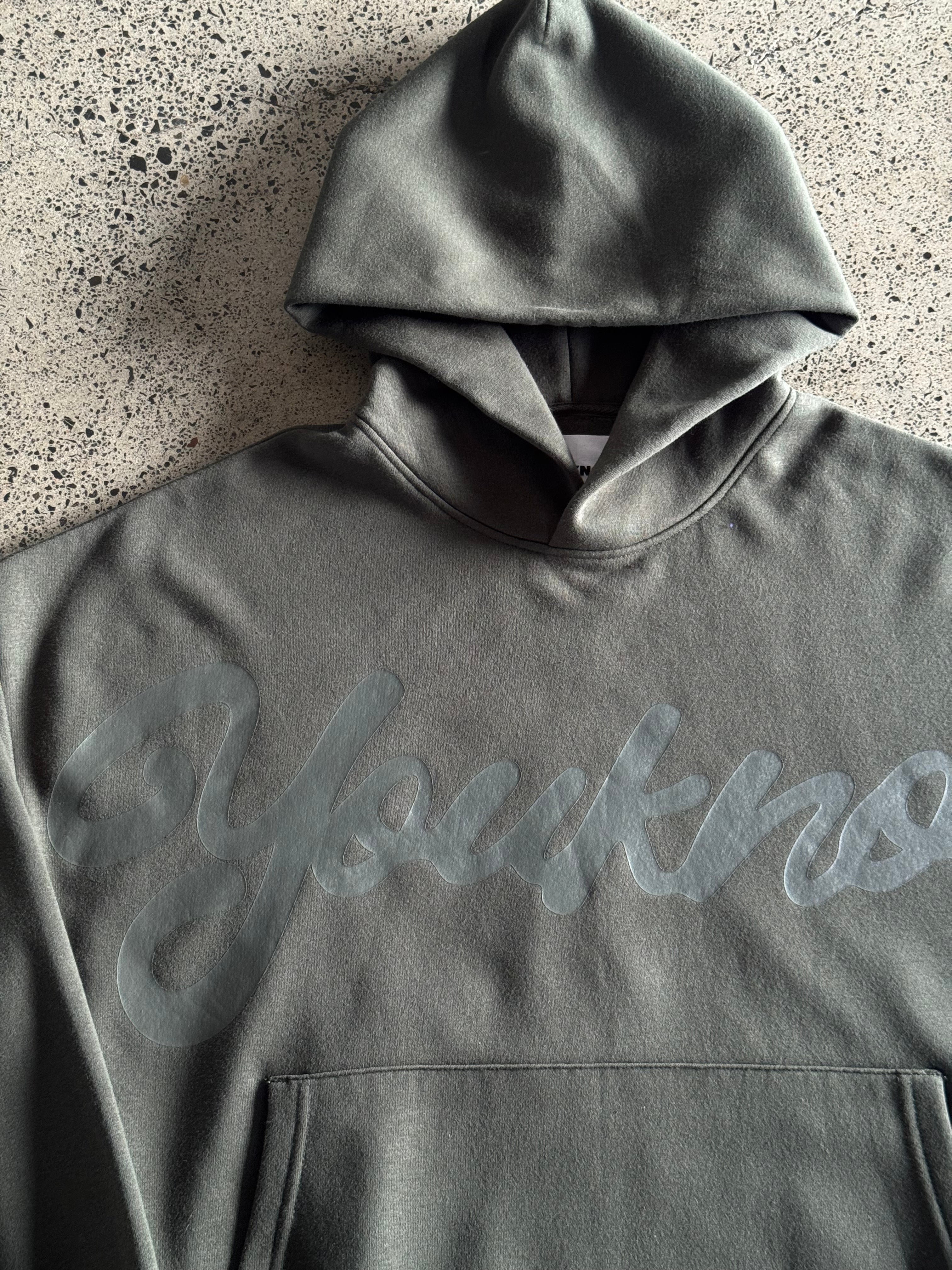 Sample YK Drip Theory Hoodie | Olive-2