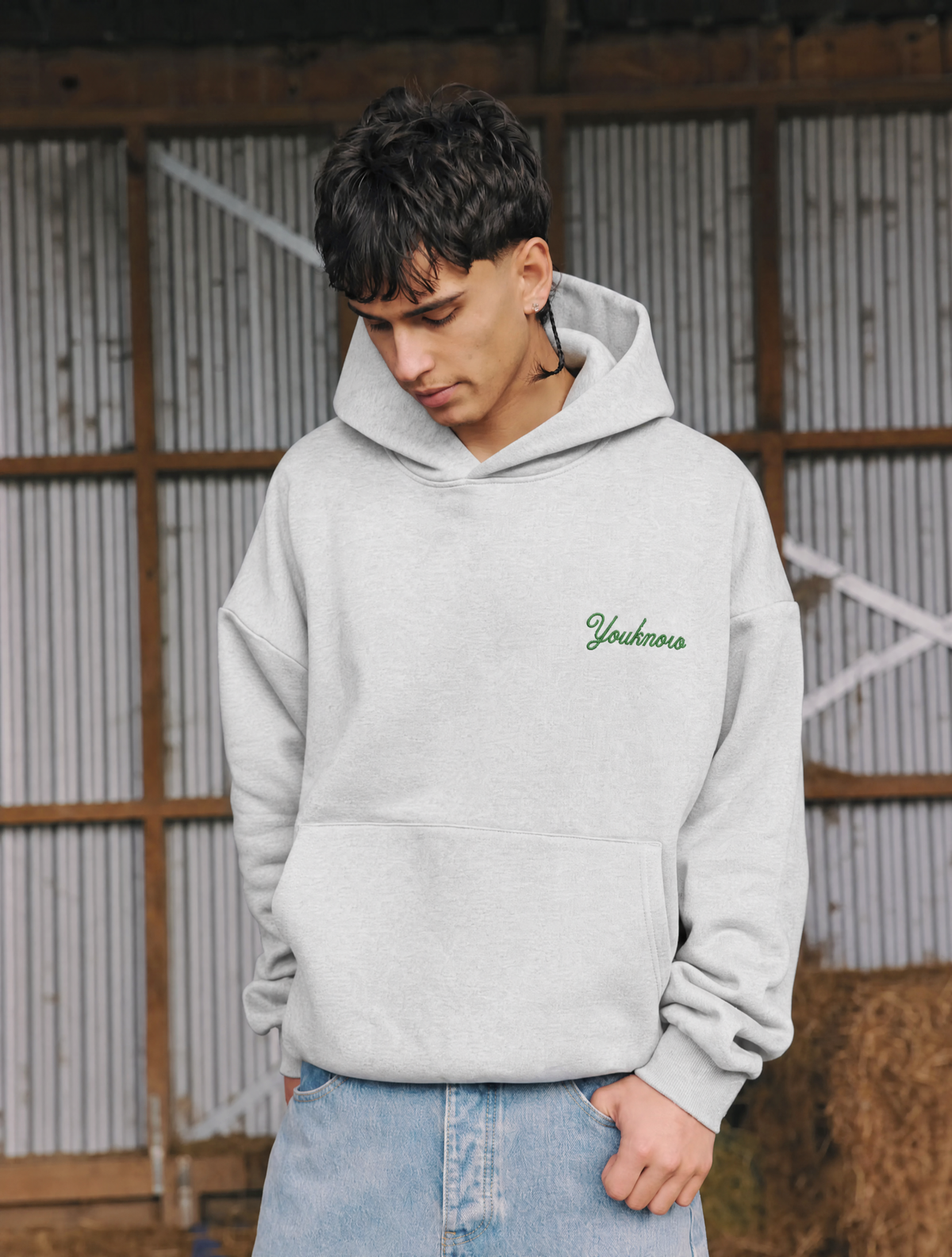 Edition Box Hoodie | White Marle