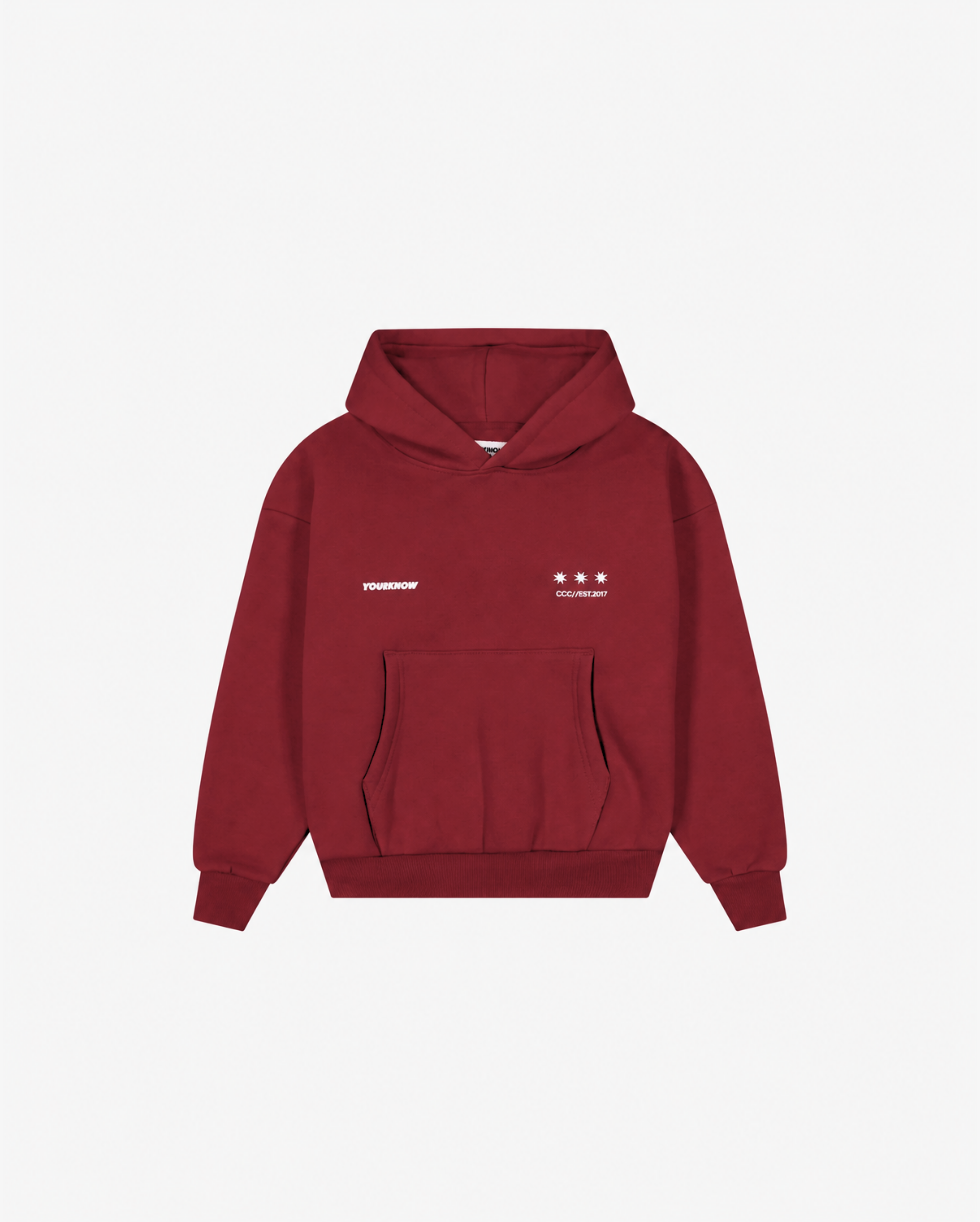 Kids Big Back Hoodie | Maroon