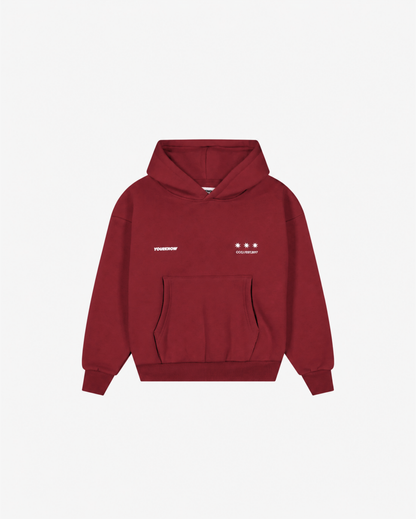 Kids Big Back Hoodie | Maroon