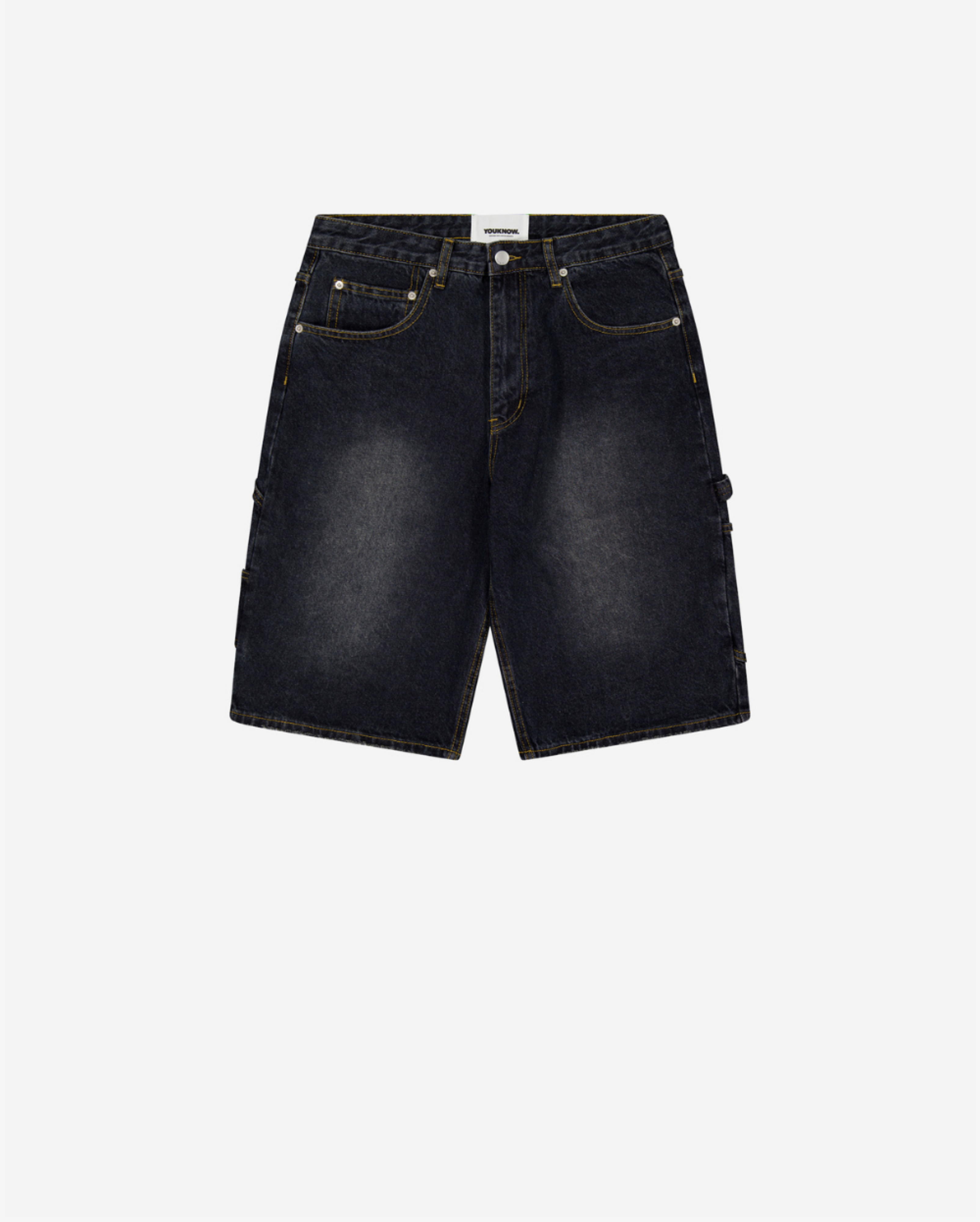 Denim Jorts | Black Wash-6