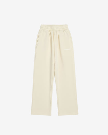 Core Wide Leg Sweatpants | Vanilla
