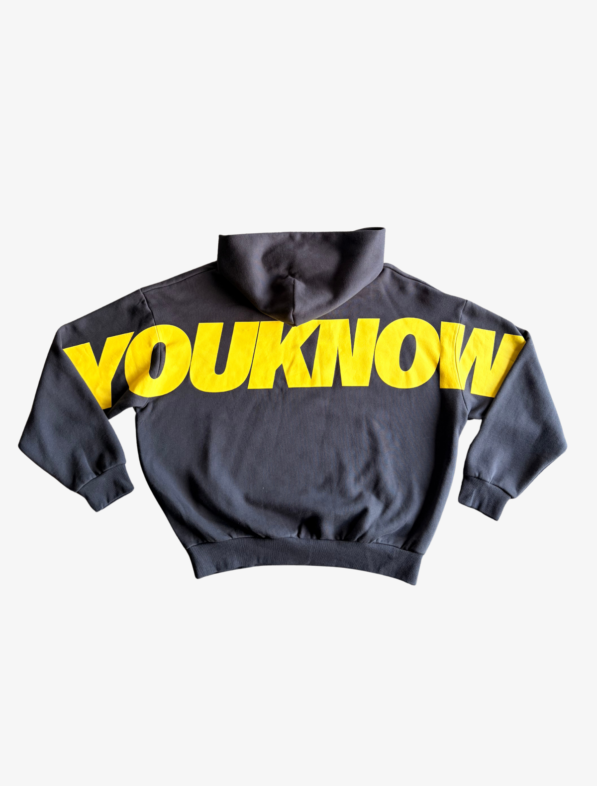 Sample YK Big Back Hoodie | Charcoal-1