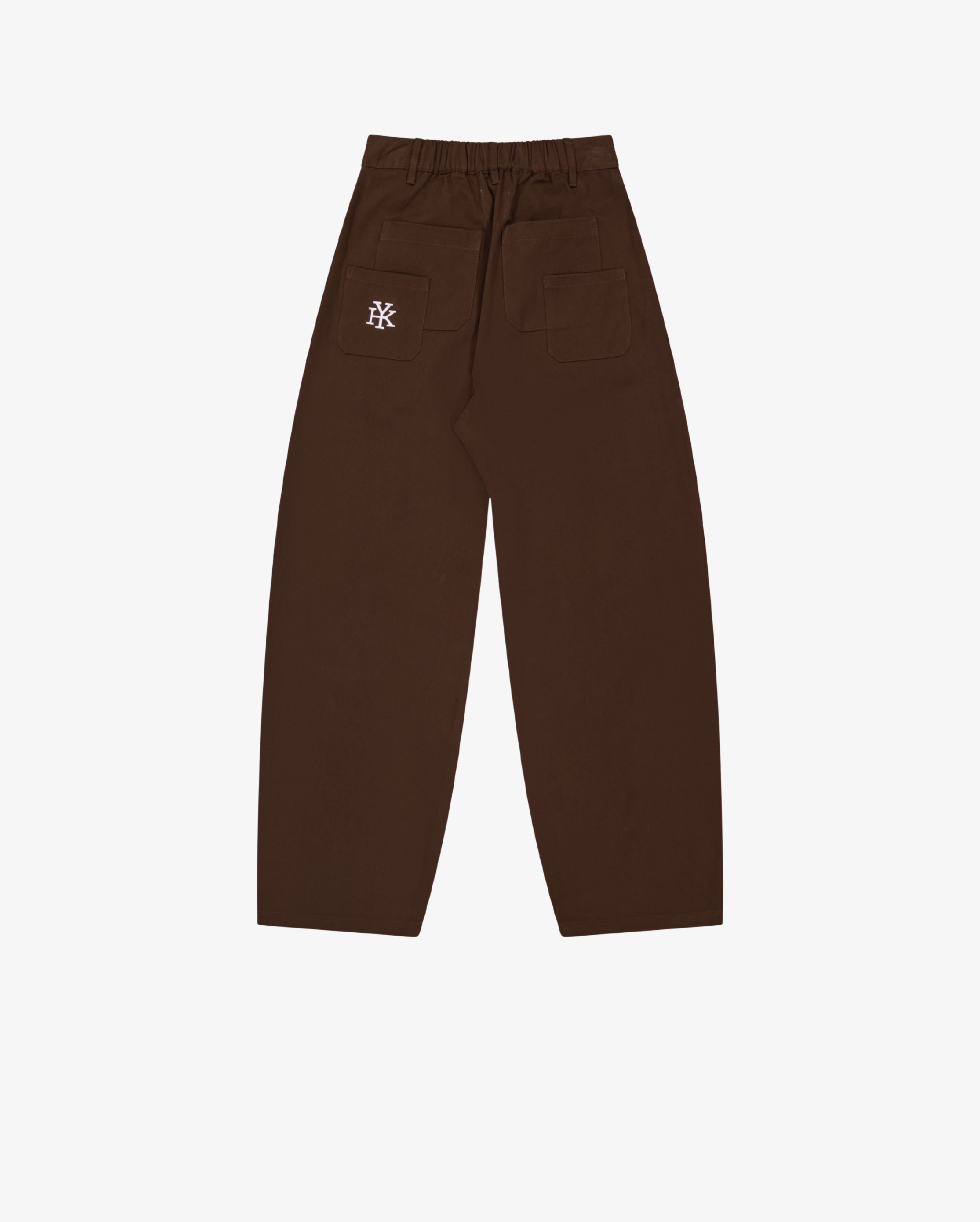 Barrel Leg Pants | Warm Brown