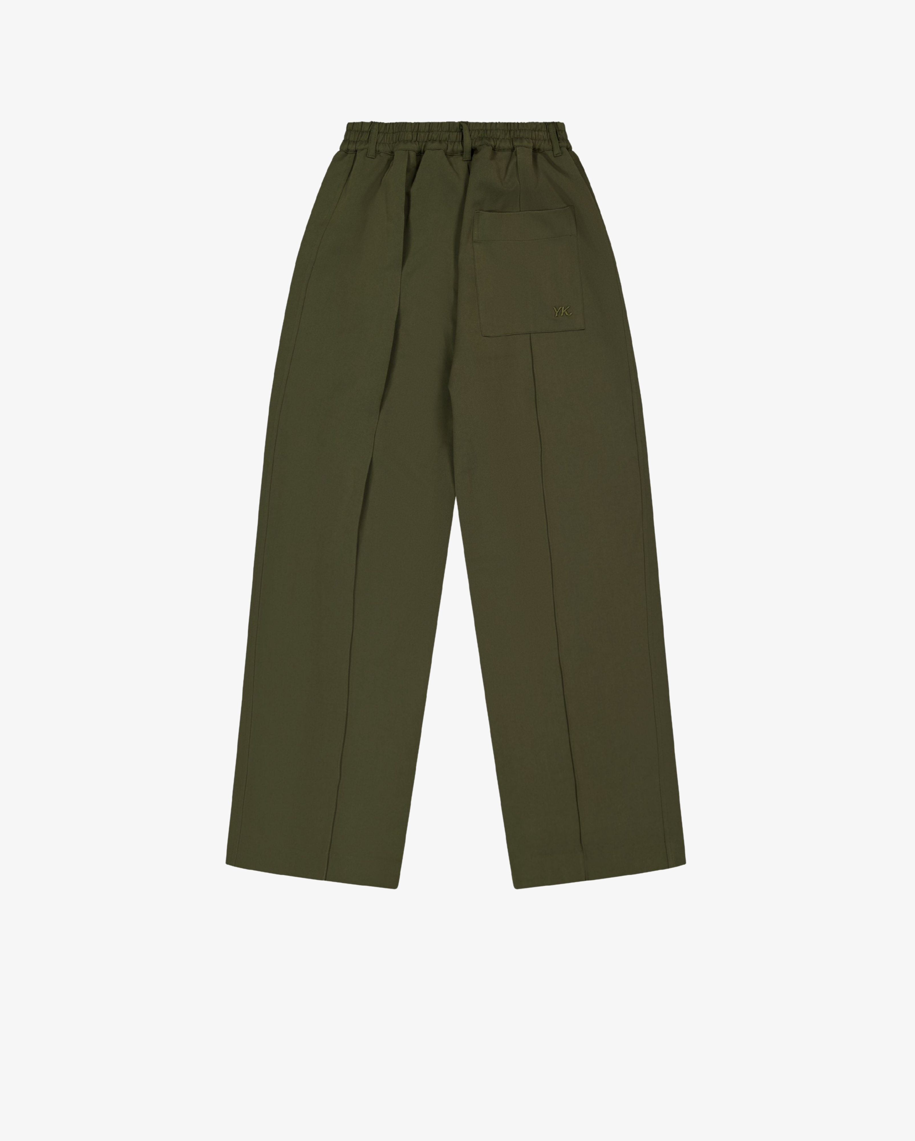 Nothing Pleated Pants | Olive-5