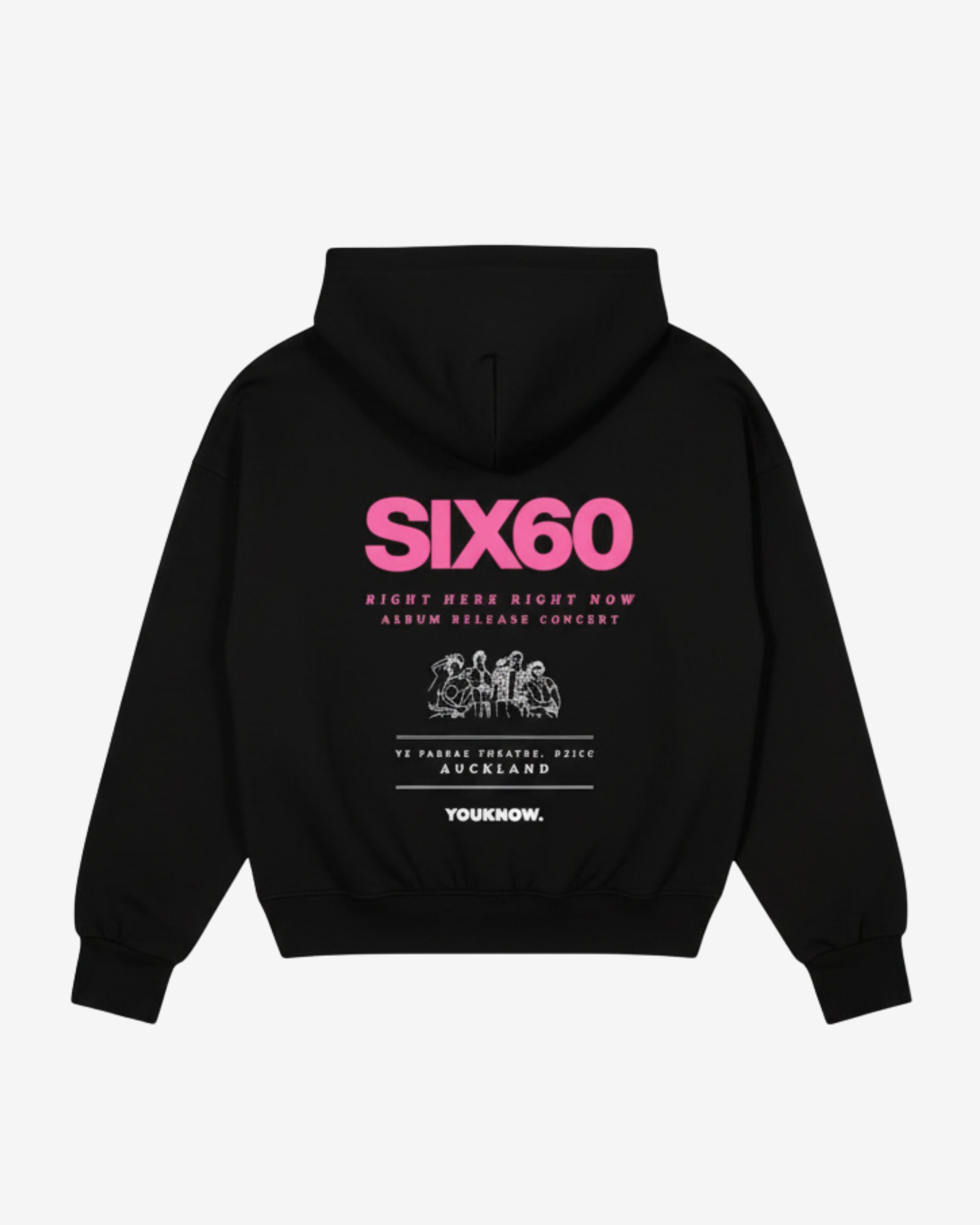 SIX60 Right Now Hoodie | Black-1