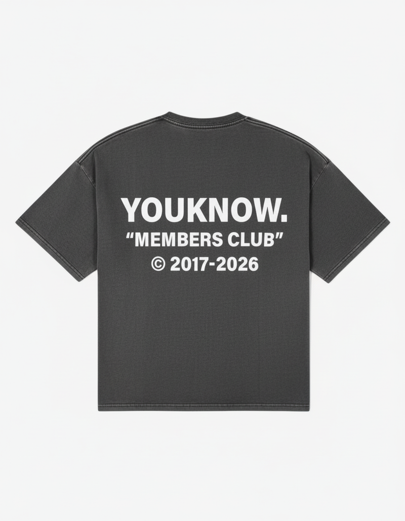 2026 Member's Club Tee | Washed Grey
