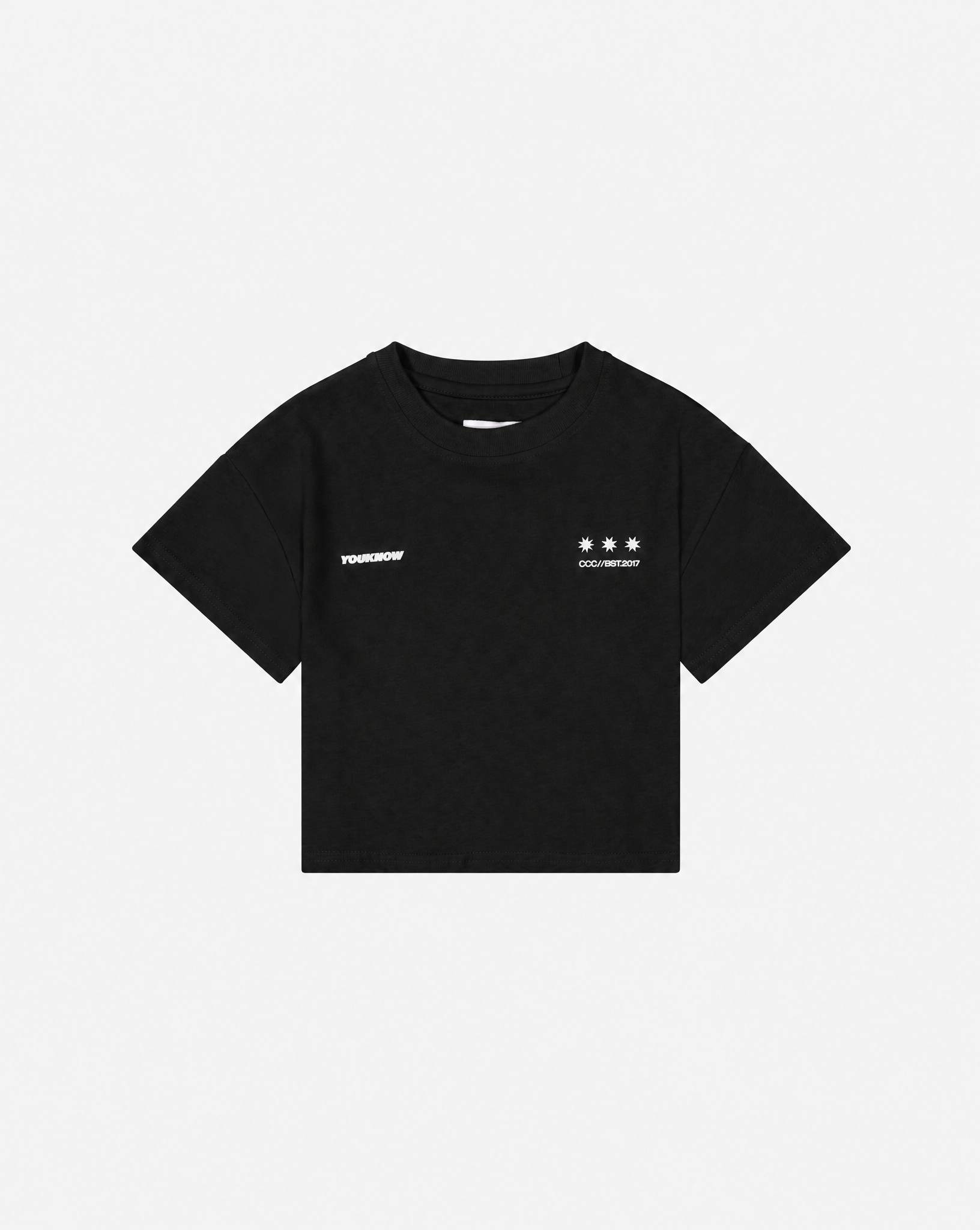 Kids Big Back Tee | Black