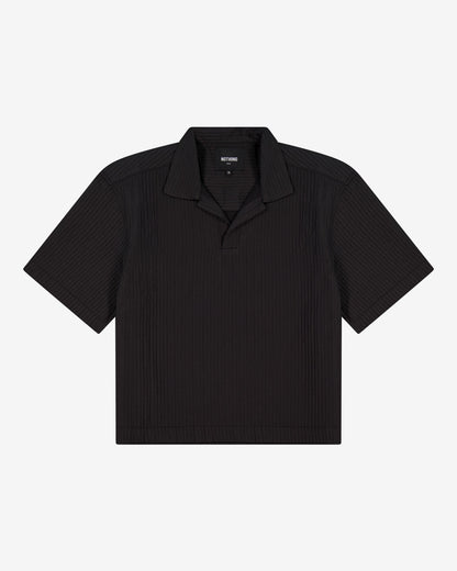 Nothing Boxy Pintuck Polo | Tar