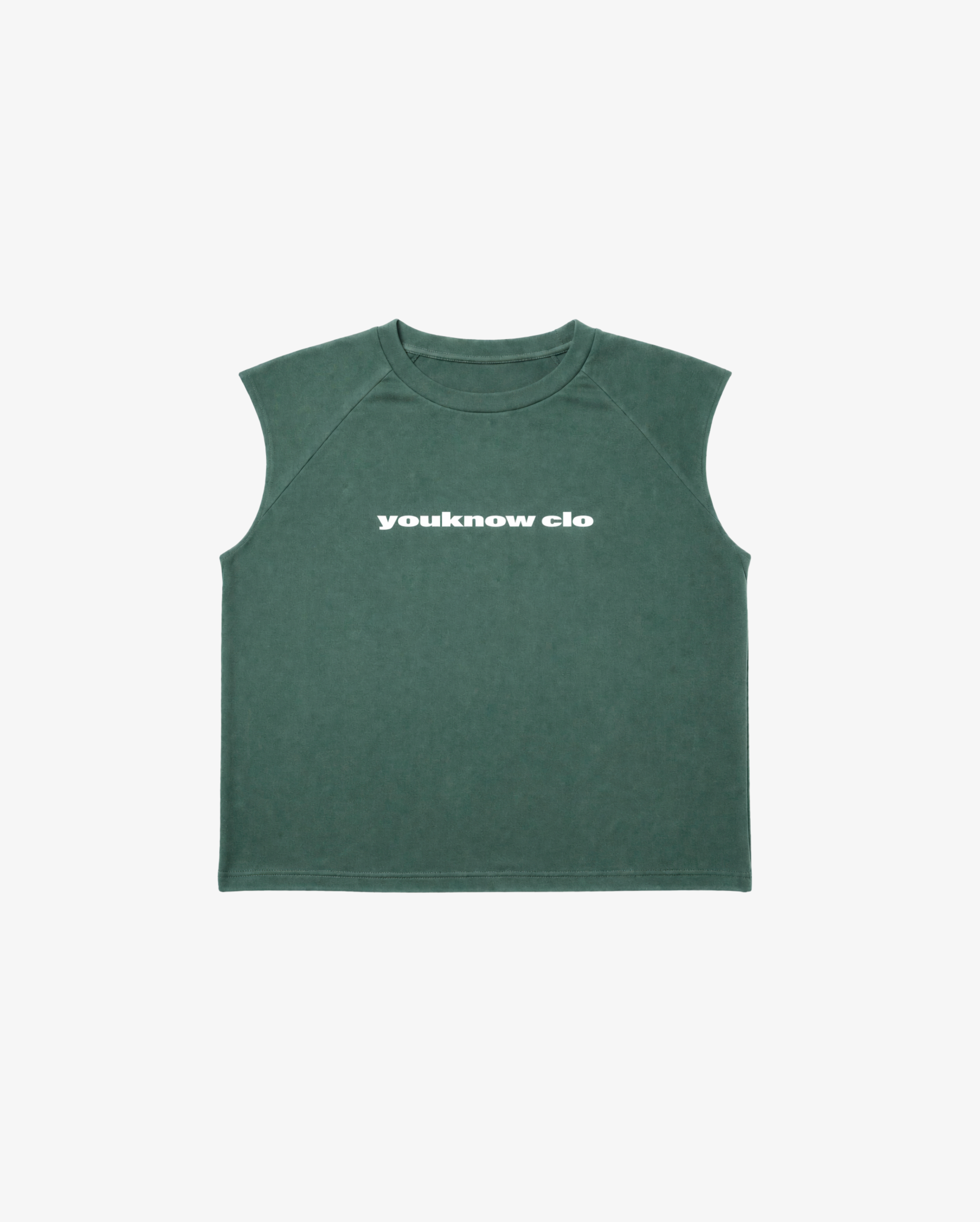 Oversized Raglan Tank | Washed Green