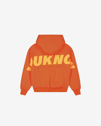 Kids Big Back Hoodie | Orange Sherbert
