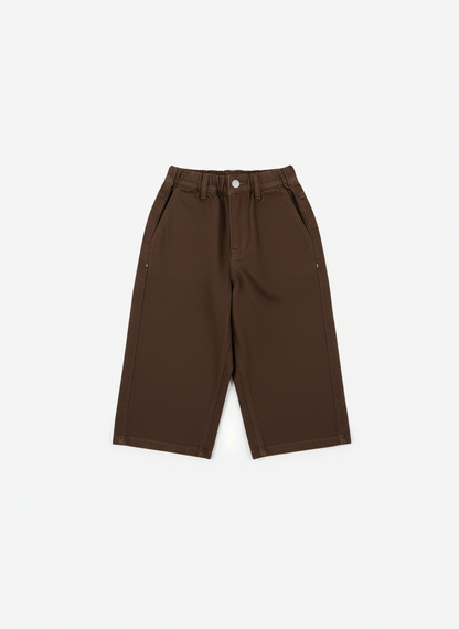 Kids Barrel Leg Jeans | Chocolate