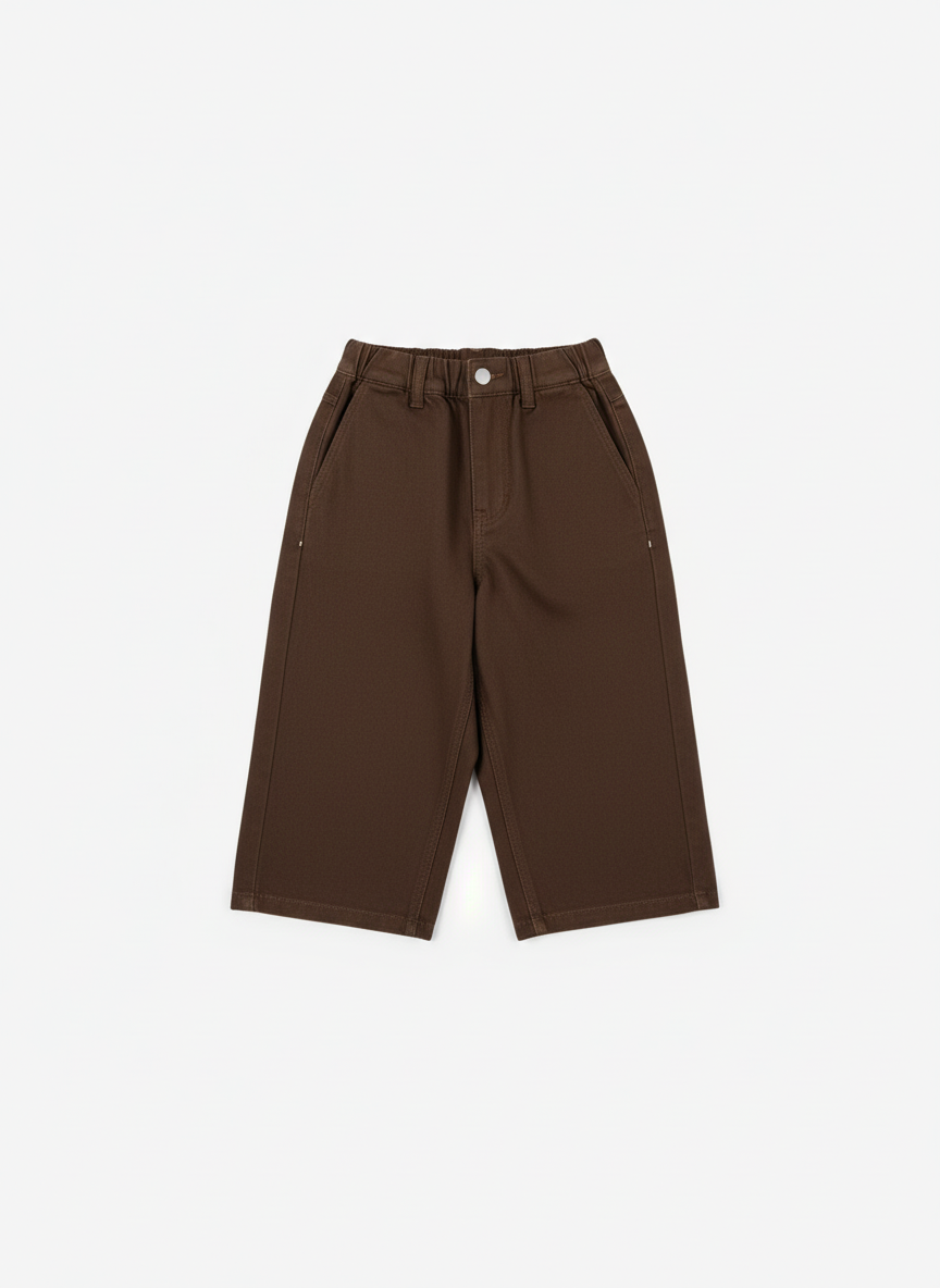 Kids Barrel Leg Jeans | Chocolate