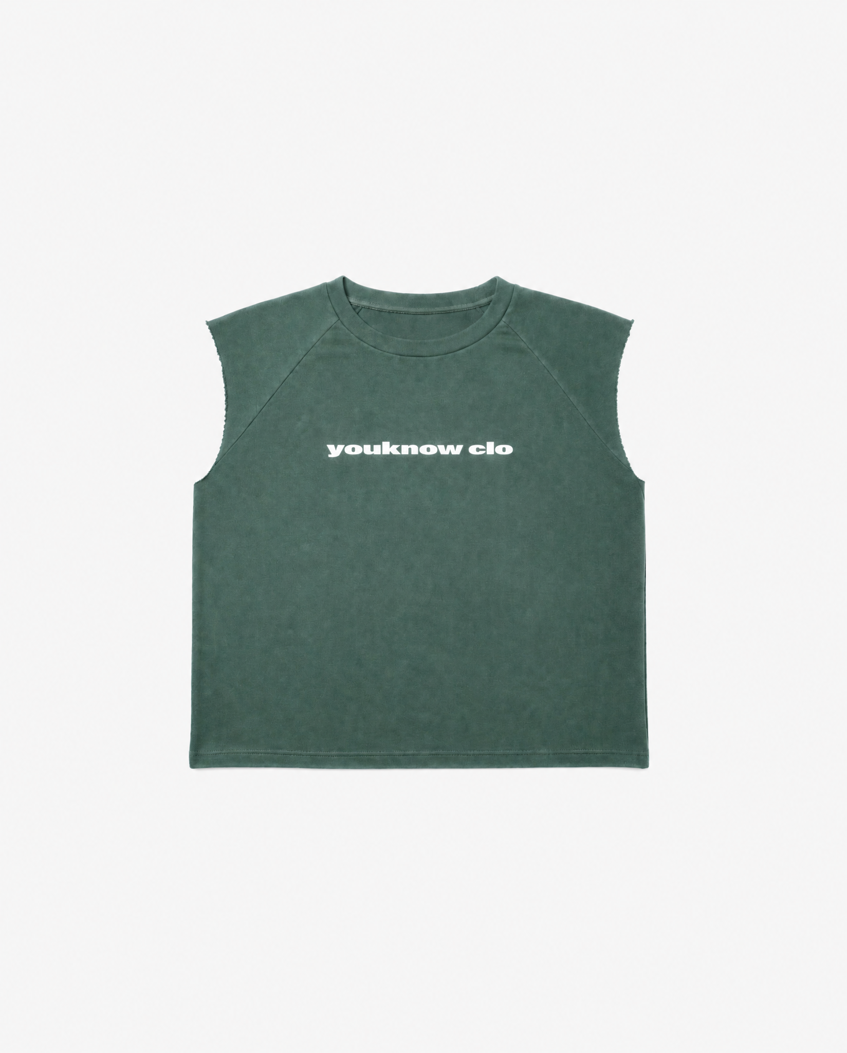 Oversized Raglan Tank | Washed Green