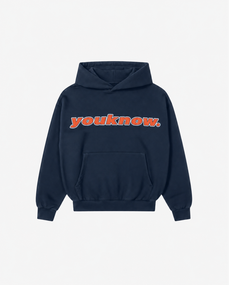Puff Hoodie | Navy