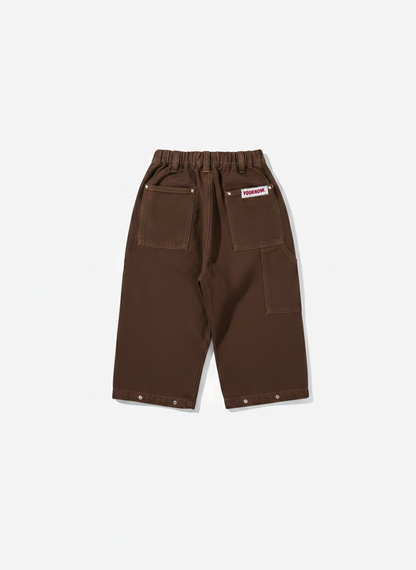 Kids Barrel Leg Jeans | Chocolate
