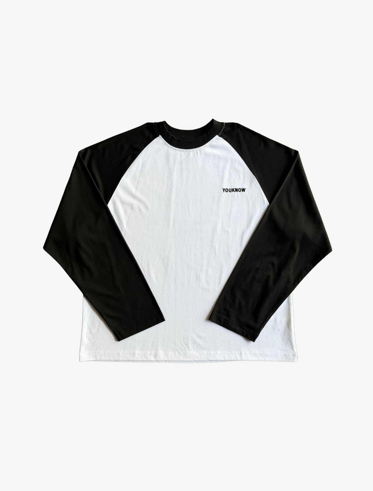 Sample YK Raglan LS Tee | Black-1
