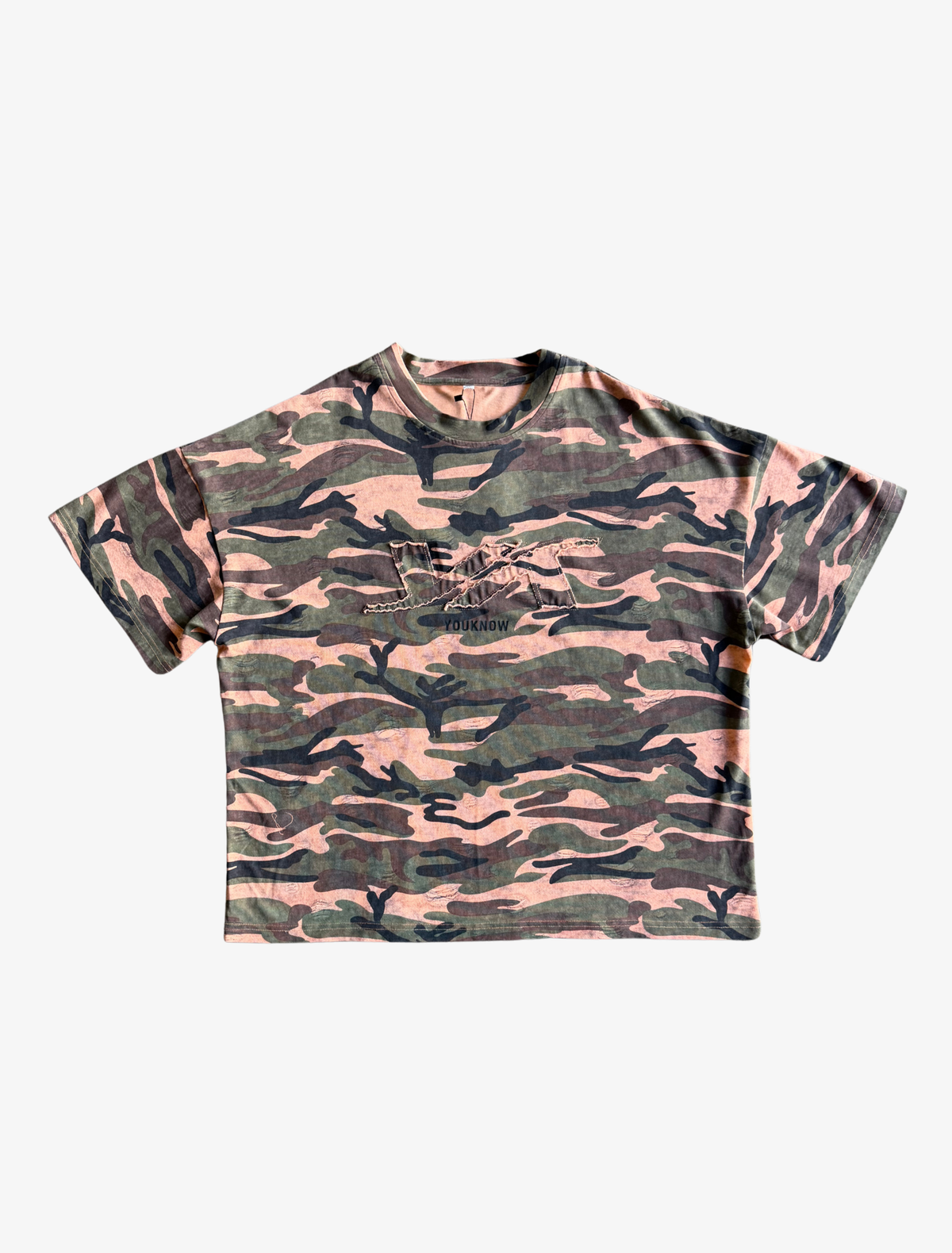 Sample YK Camo SS Tee | Pink Camo