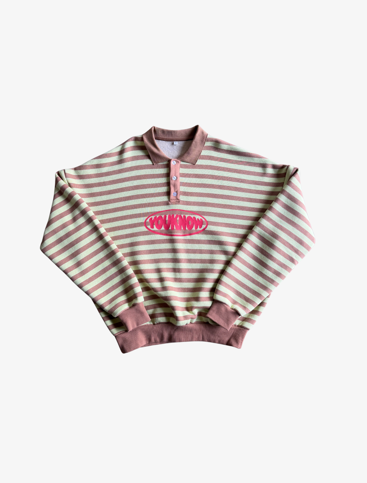 Sample YK Stripe LS Jumper | Brown/Yellow-1