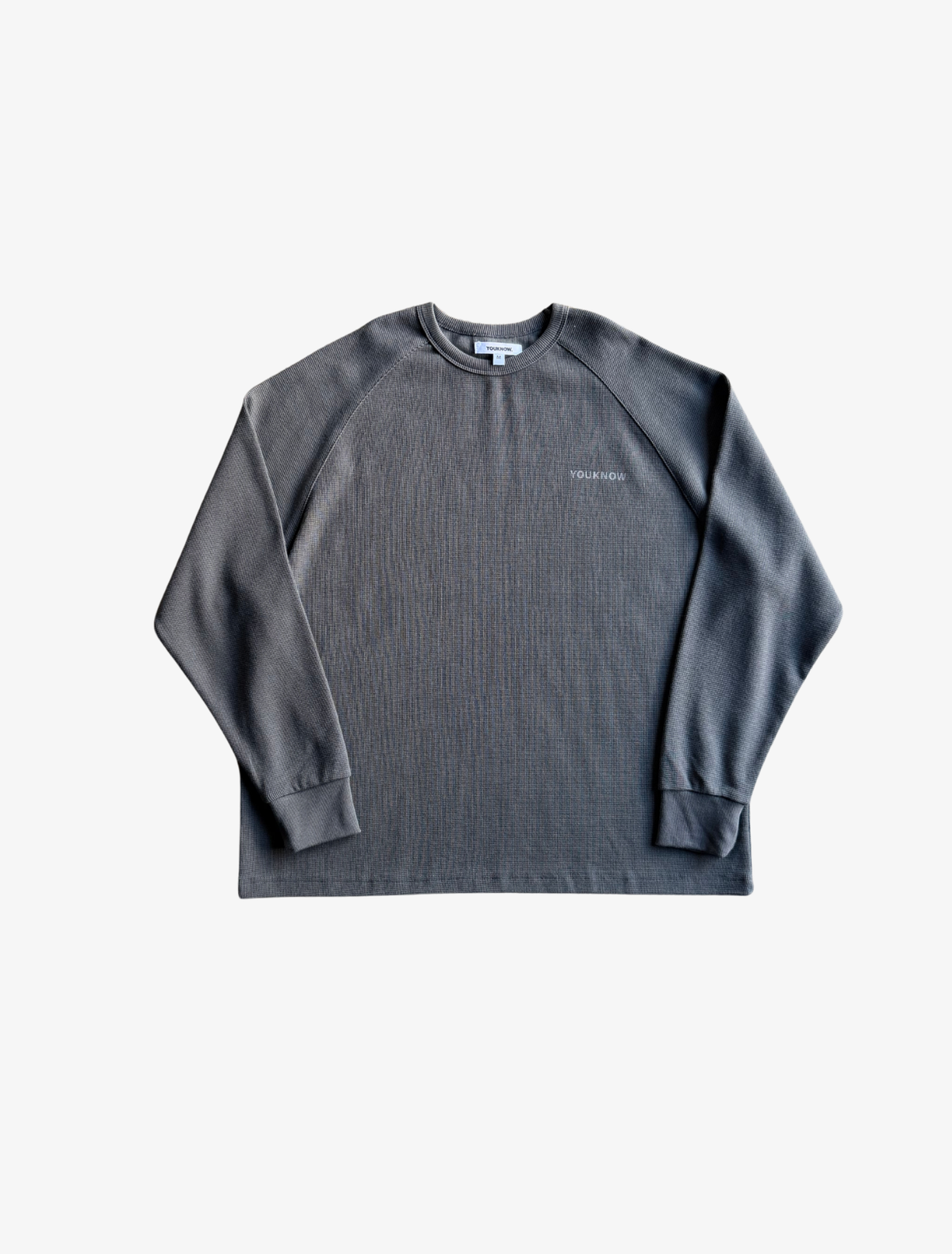 Sample YK Washed Raglan LS Tee | Washed Black