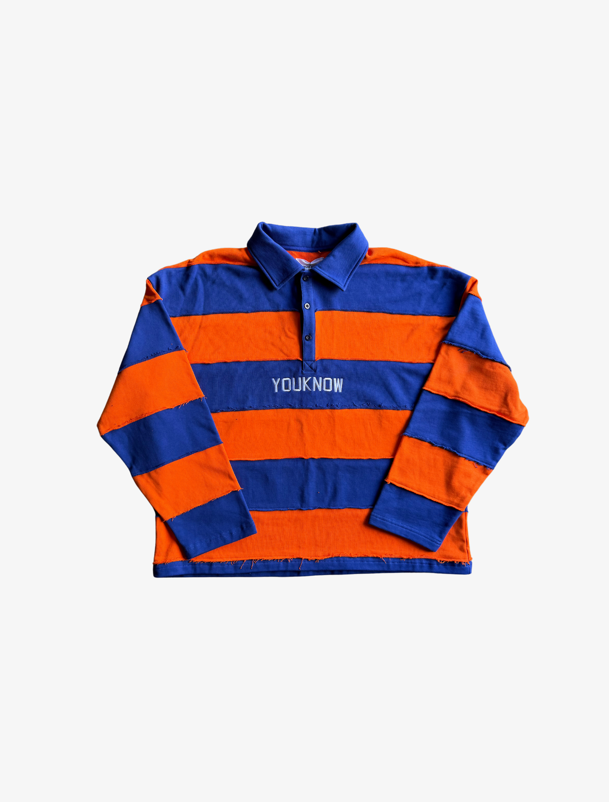 Sample YK Rugby Longsleeve Top 2 | Blue/Orange-1