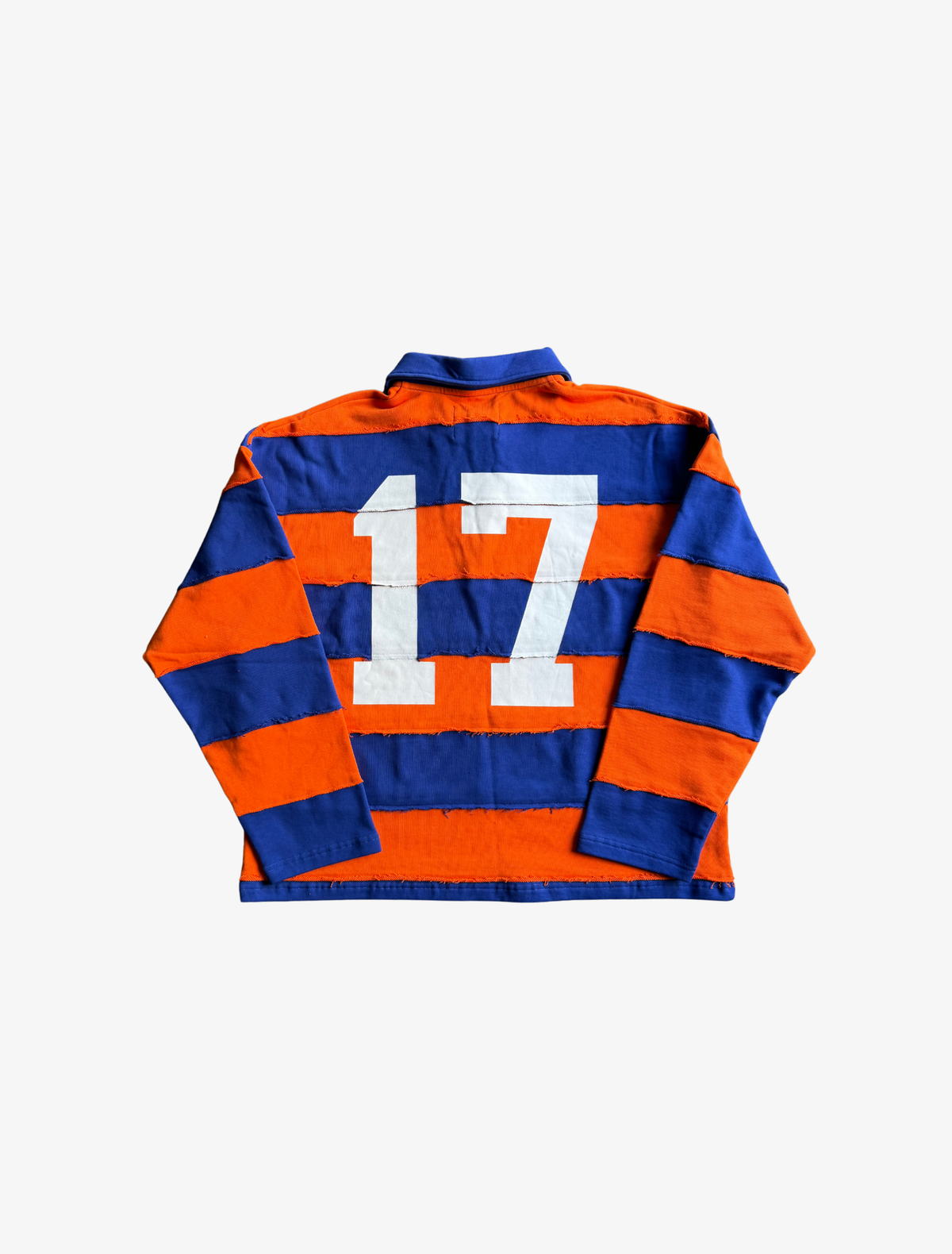 Sample YK Rugby Longsleeve Top 2 | Blue/Orange-2