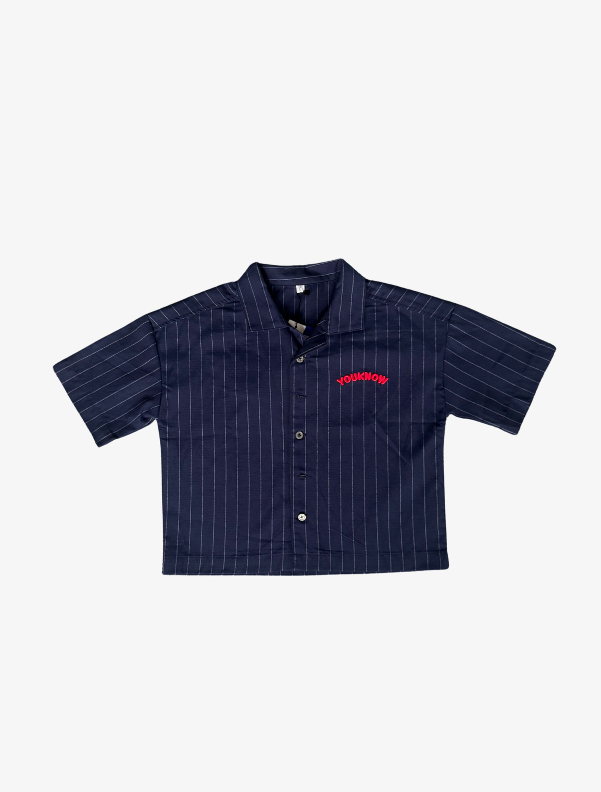Sample YK Kids Stripe SS Shirt | Navy-1