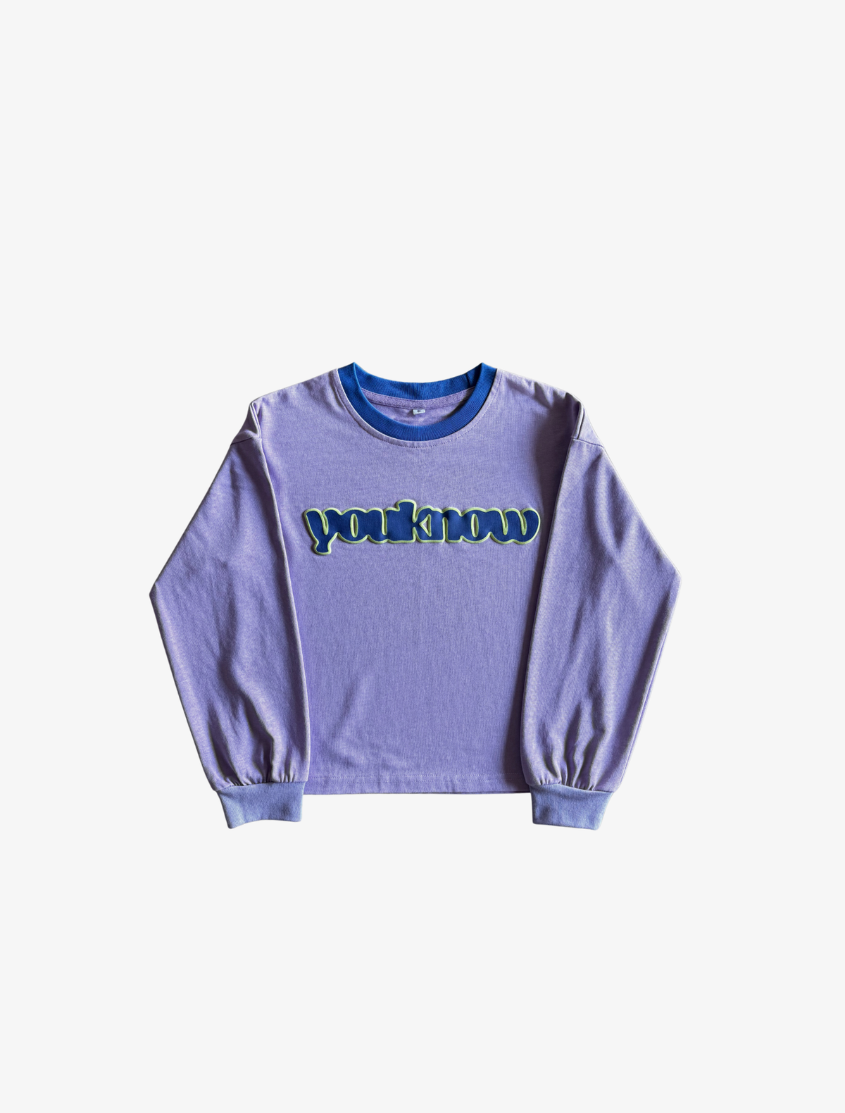 Sample YK Kids Contrast LS Tee | Purple