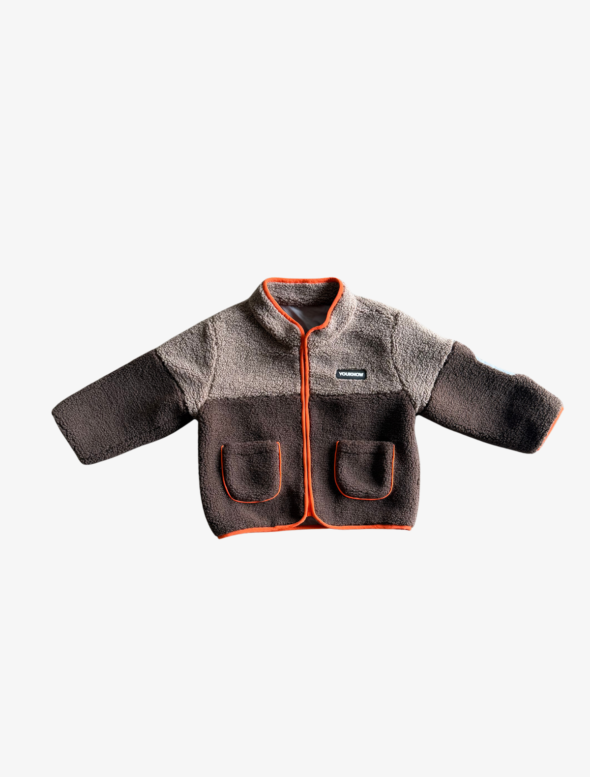 Sample YK Kids Sherpa Jacket | Brown-1