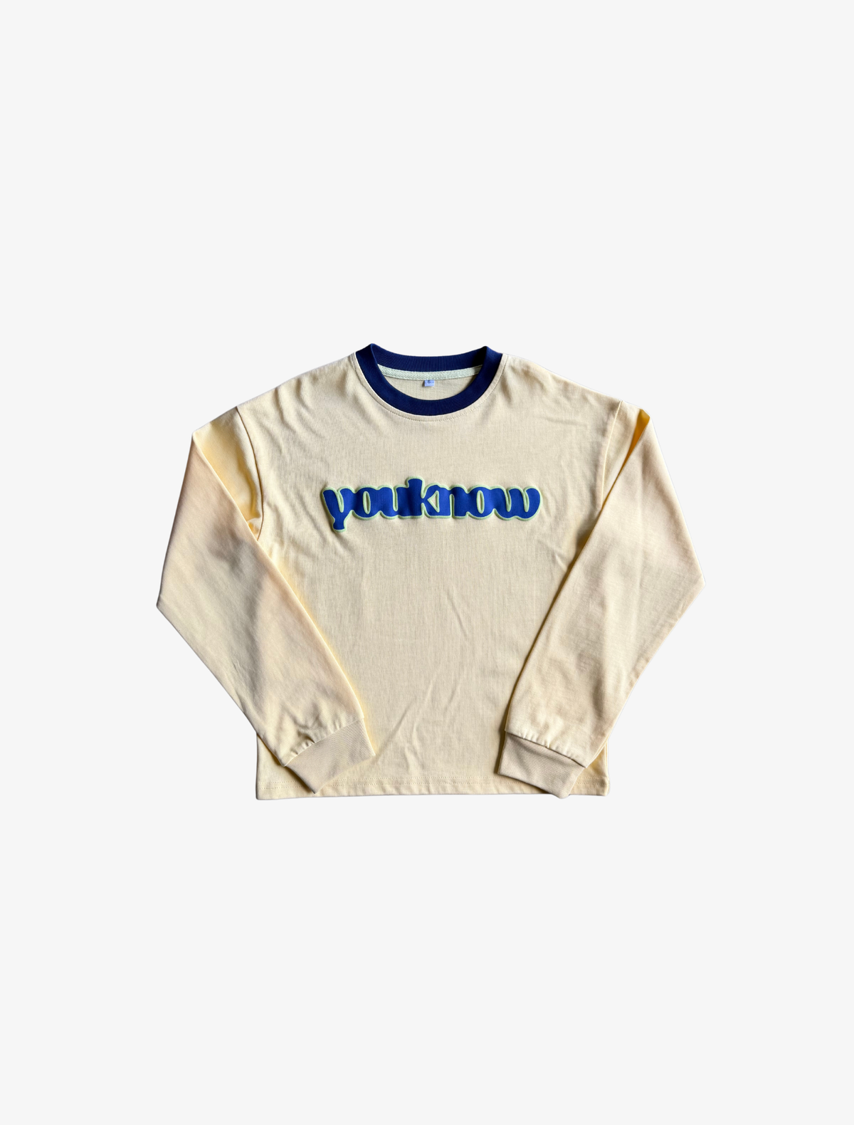 Sample YK Kids Contrast LS Tee | Yellow-1
