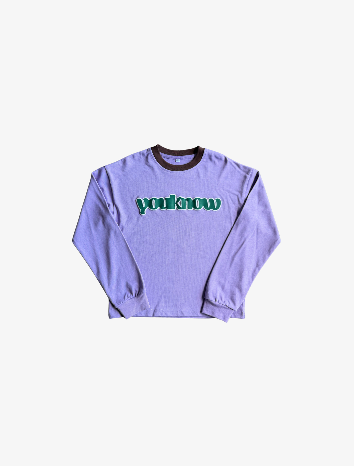 Sample YK Kids Contrast LS Tee 2 | Purple-1