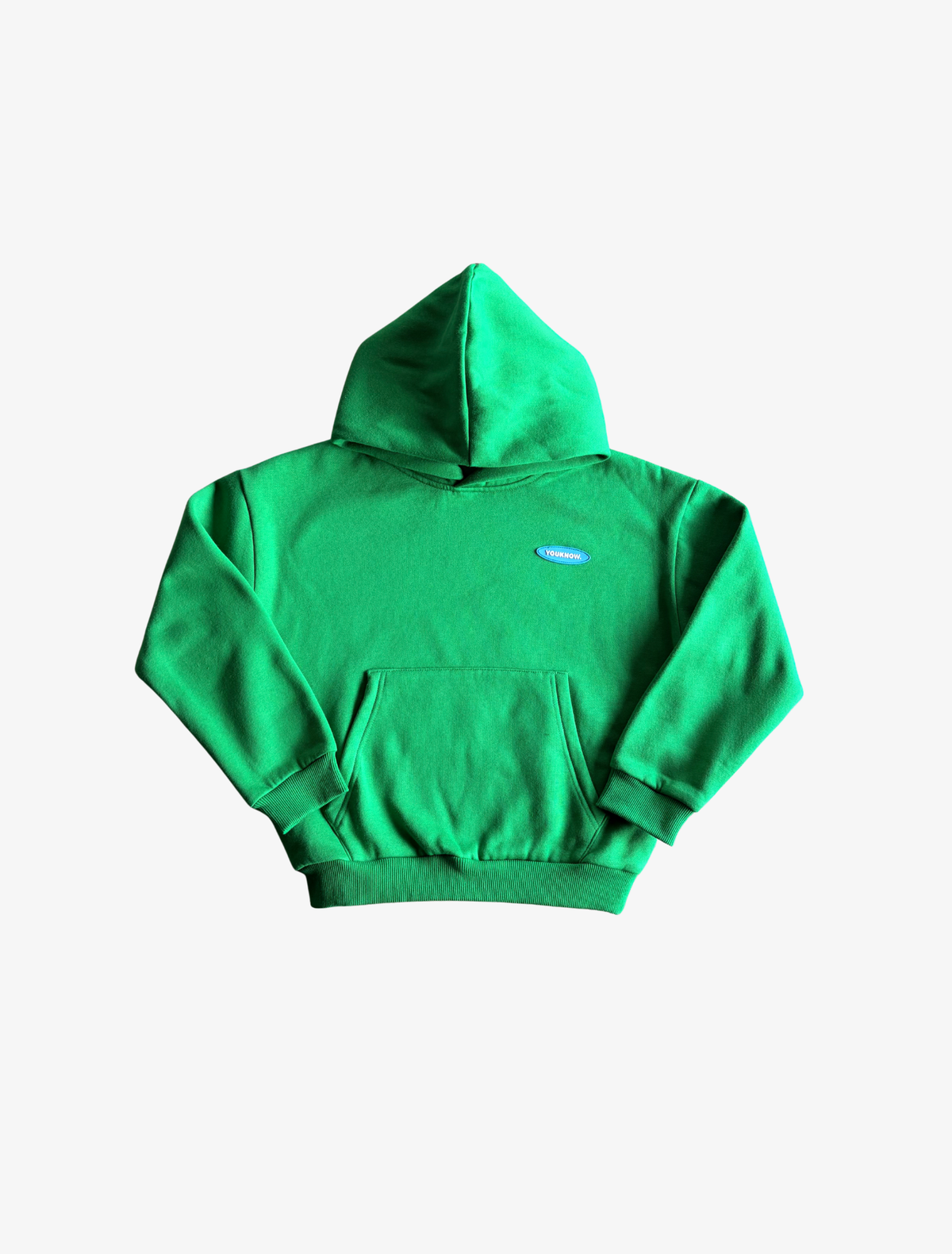 Sample YK Kids Badge Hoodie | Green