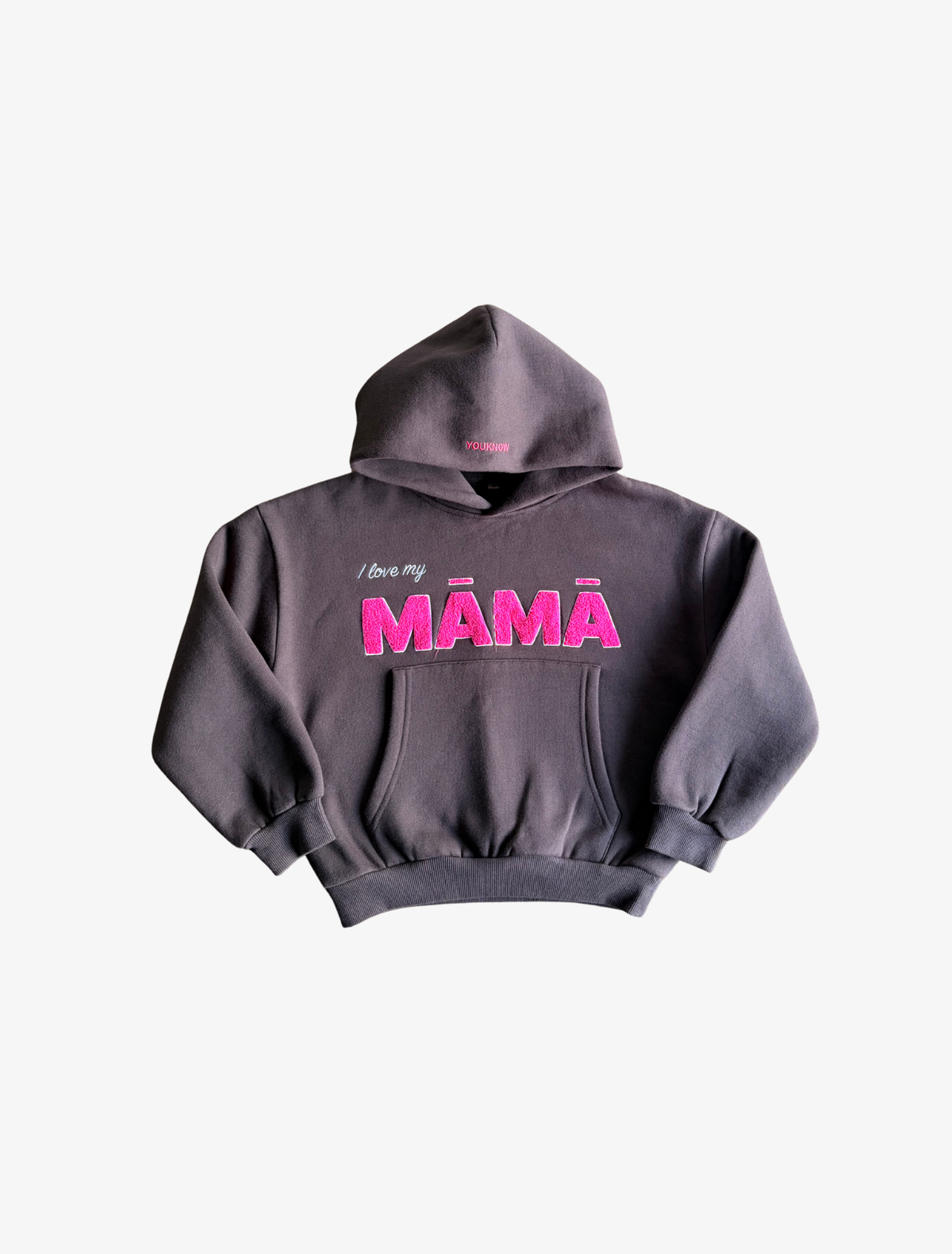 Sample YK Kids Mama Hoodie | Charcoal