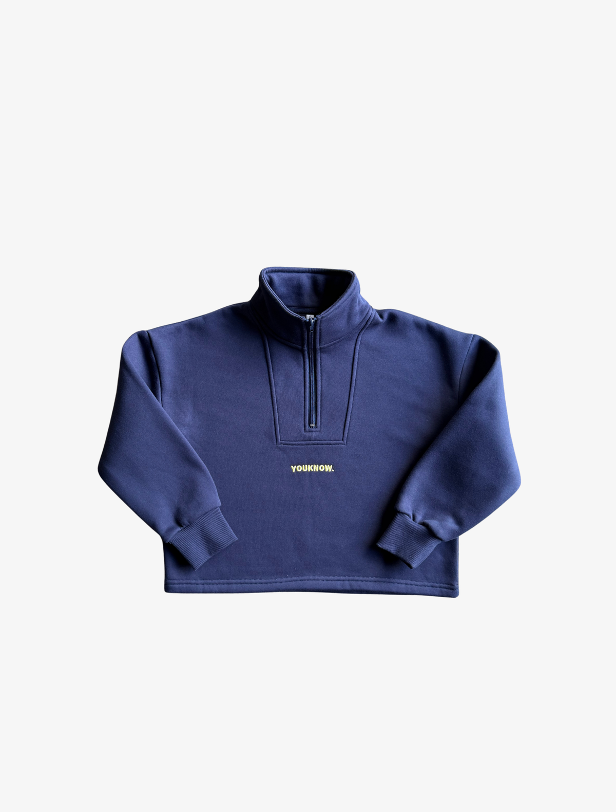Sample YK Kids 1/4 Zip Pullover | Navy-1